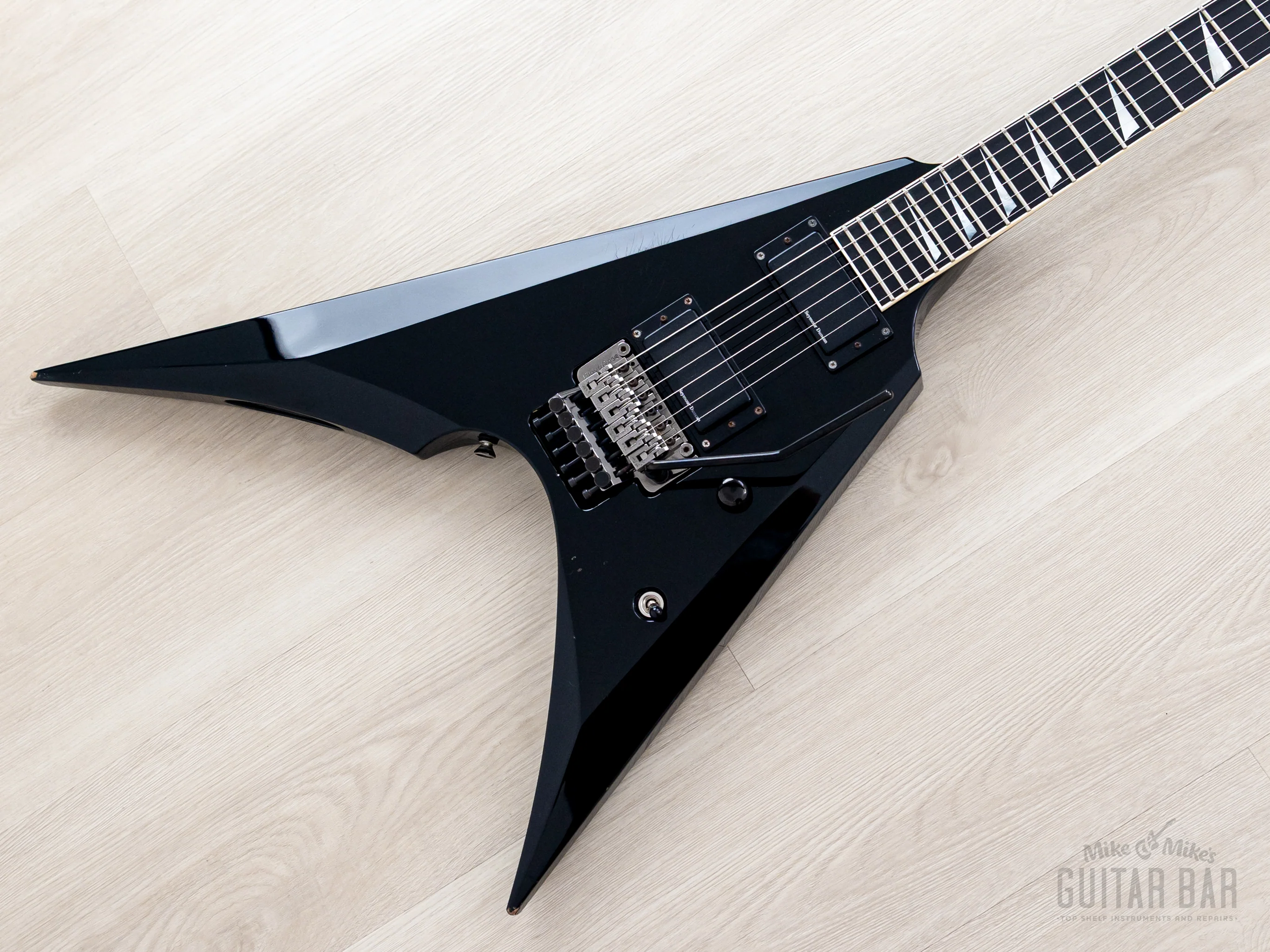 2011 ESP Arrow Black w/ Seymour Duncan Blackout, Floyd Rose & Case