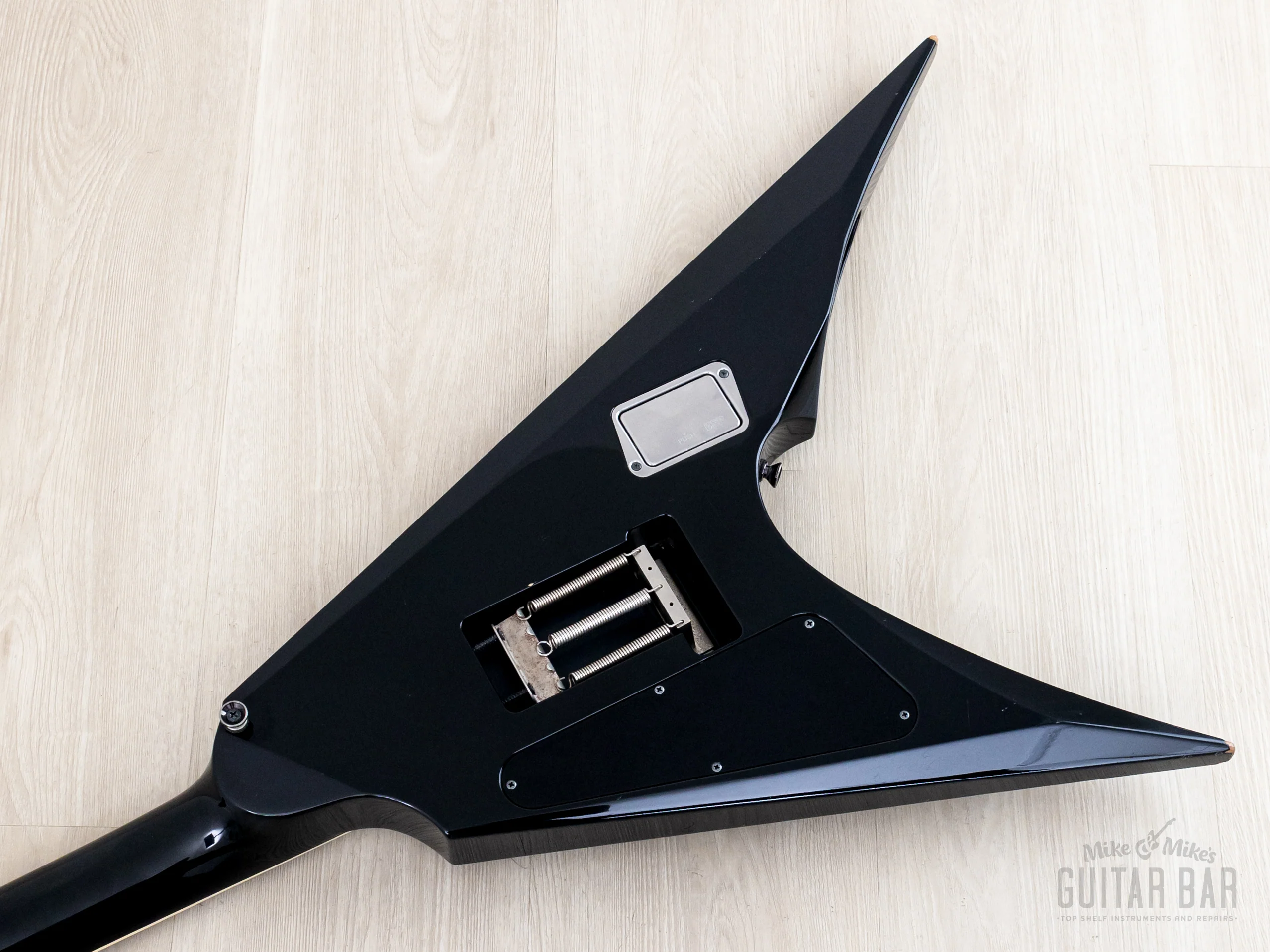 2011 ESP Arrow Black w/ Seymour Duncan Blackout, Floyd Rose & Case - Image 15