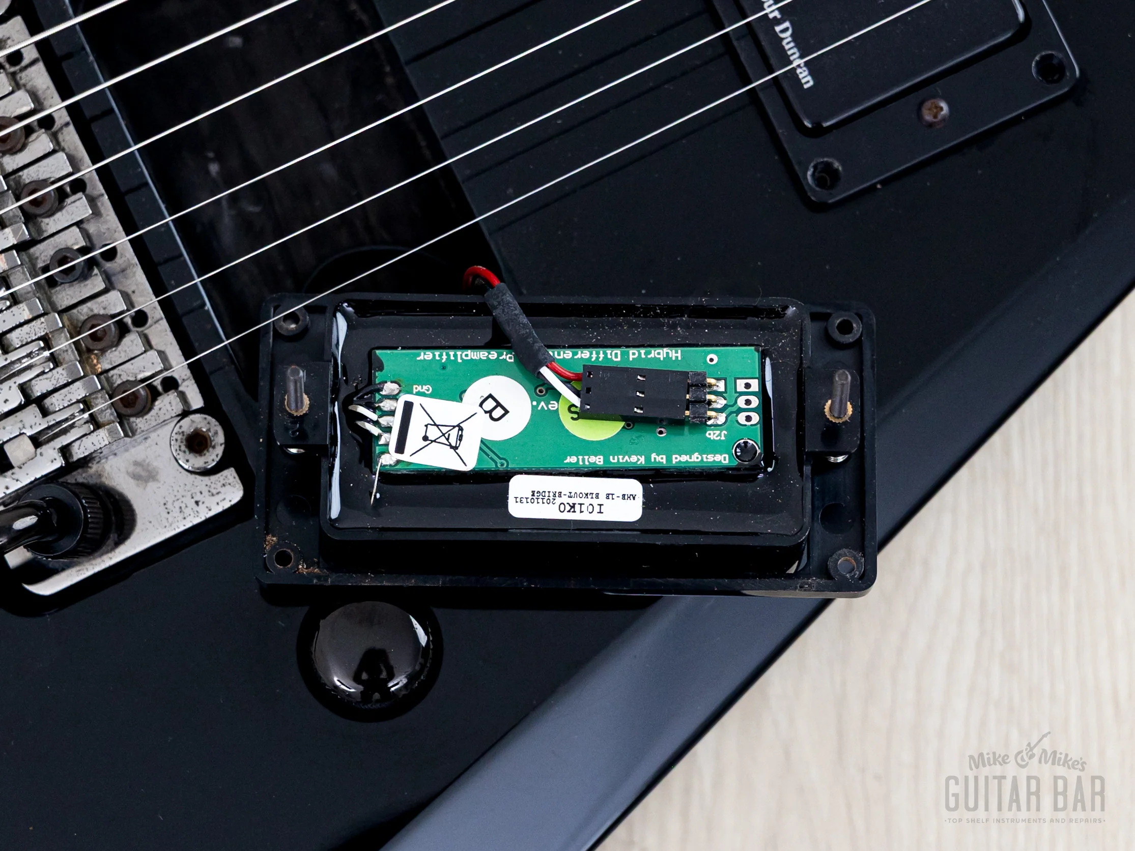 2011 ESP Arrow Black w/ Seymour Duncan Blackout, Floyd Rose & Case - Image 18