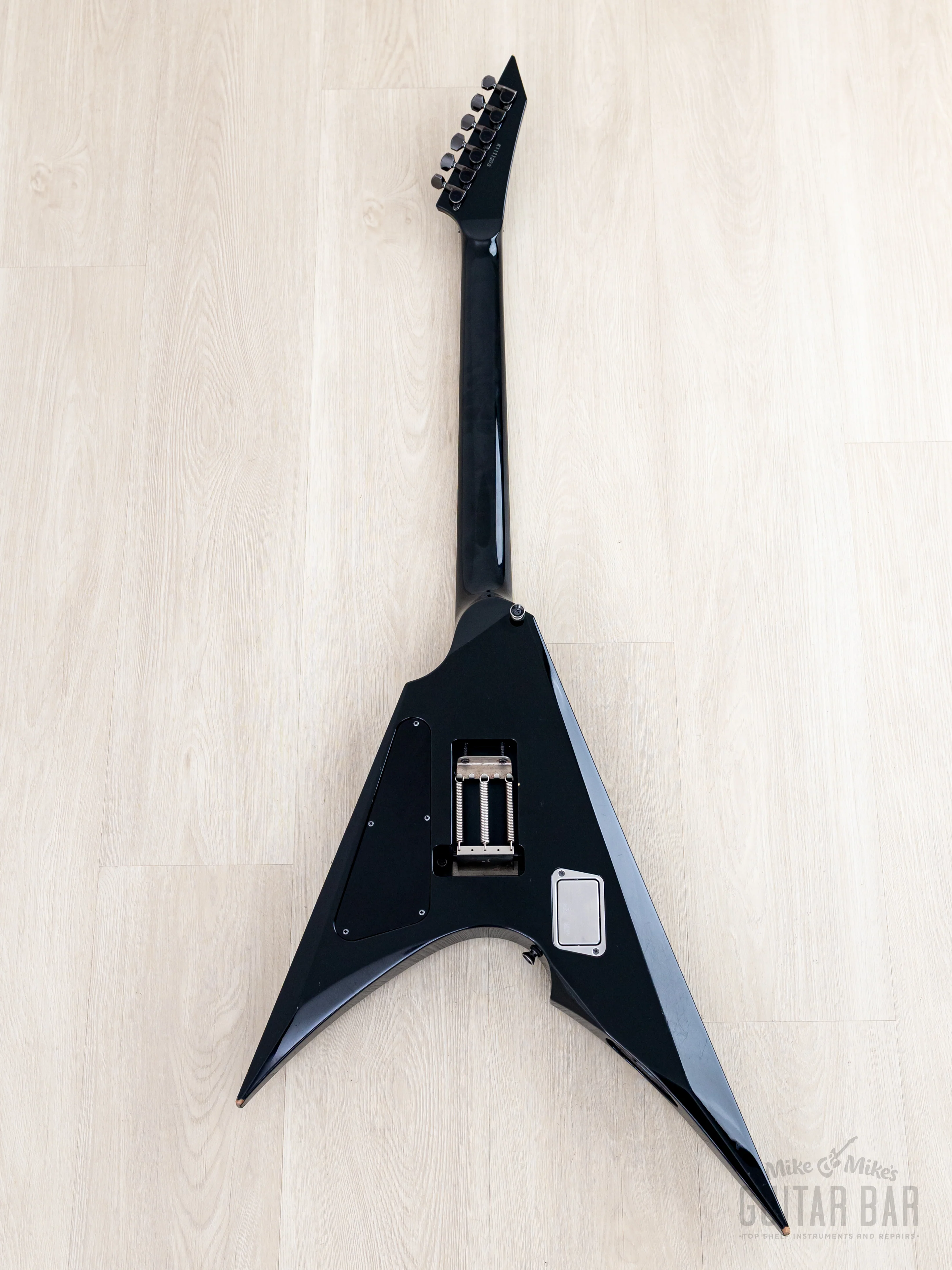 2011 ESP Arrow Black w/ Seymour Duncan Blackout, Floyd Rose & Case - Image 3