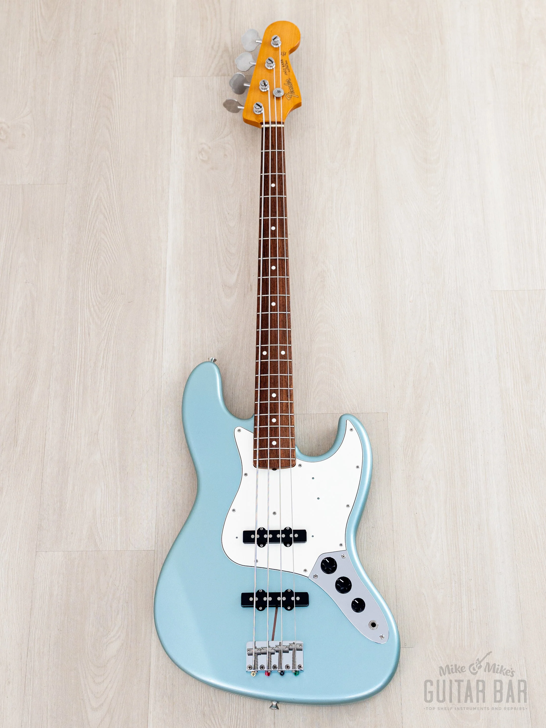 2011 Fender Jazz Bass ‘62 Vintage Reissue Ice Blue Metallic, Near-Mint, Japan MIJ - Image 2