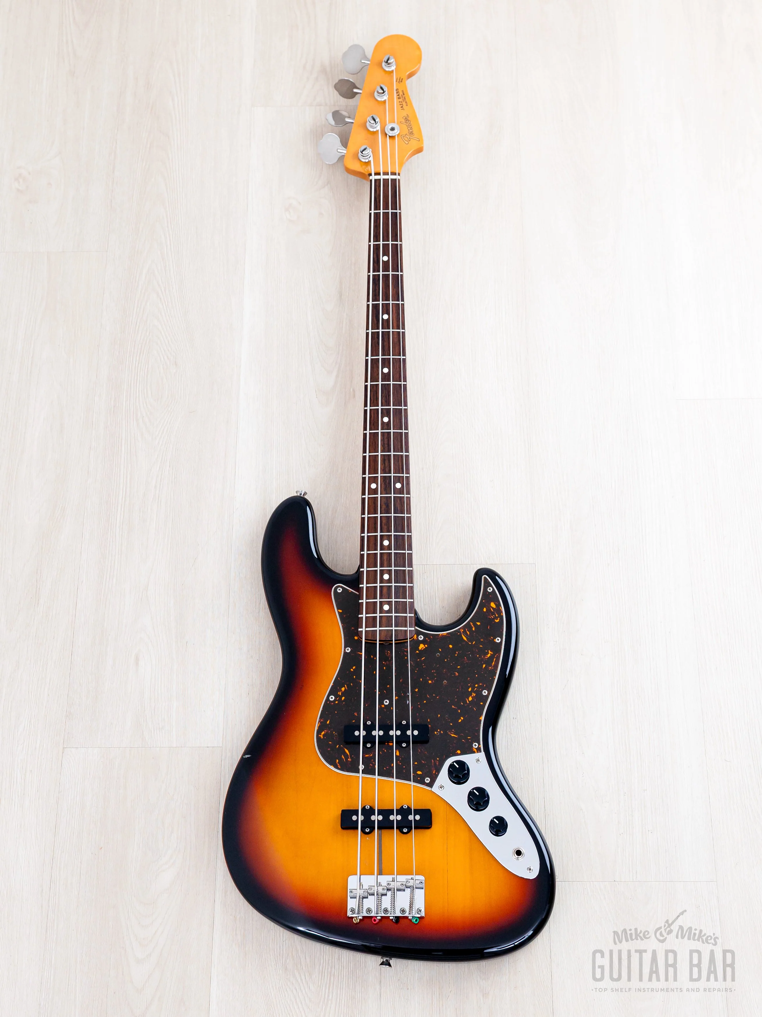 2011 Fender Jazz Bass ‘62 Vintage Reissue JB62 Sunburst, Japan MIJ - Image 2