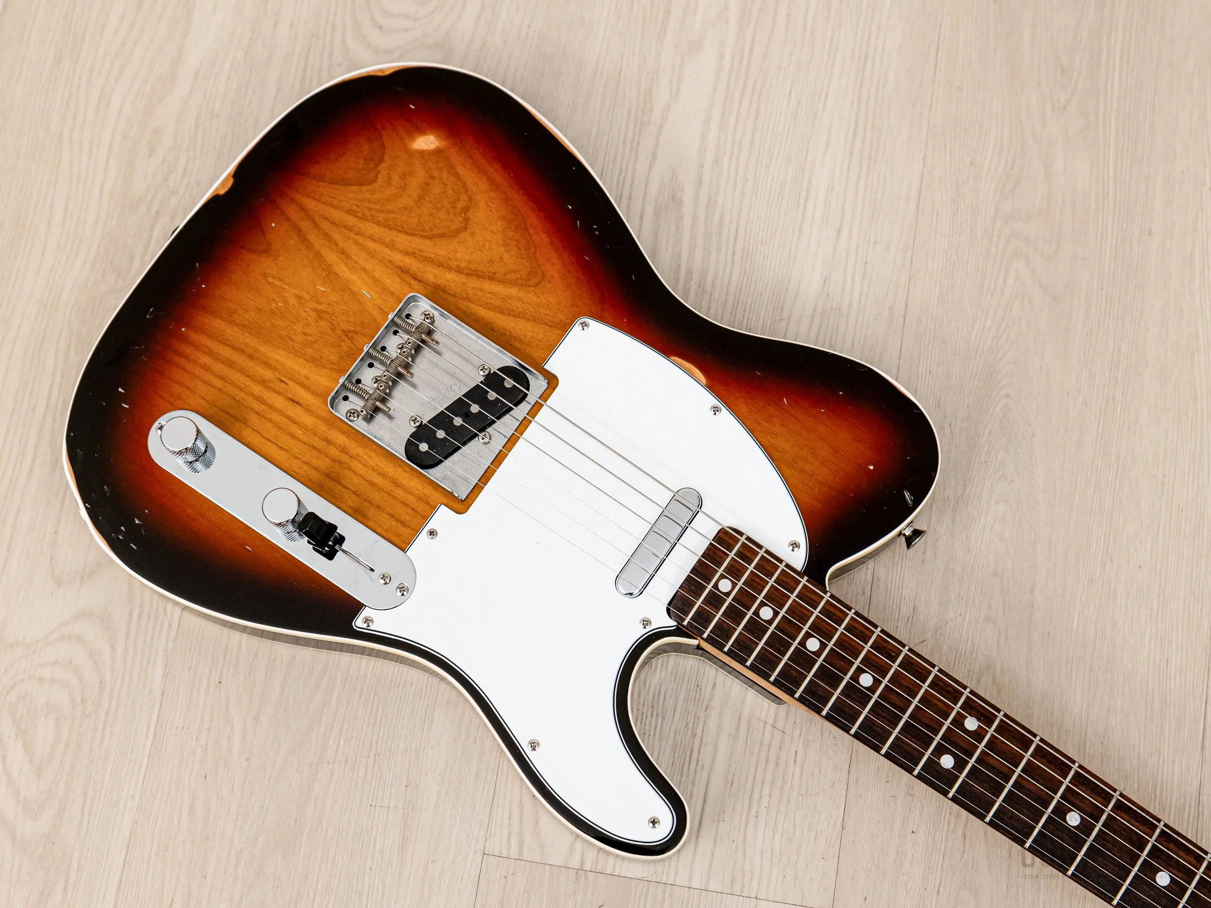2011 Fender Order Made Telecaster Custom TL62B-67 Non-Catalog w/ Strat Headstock, Japan MIJ - Image 8