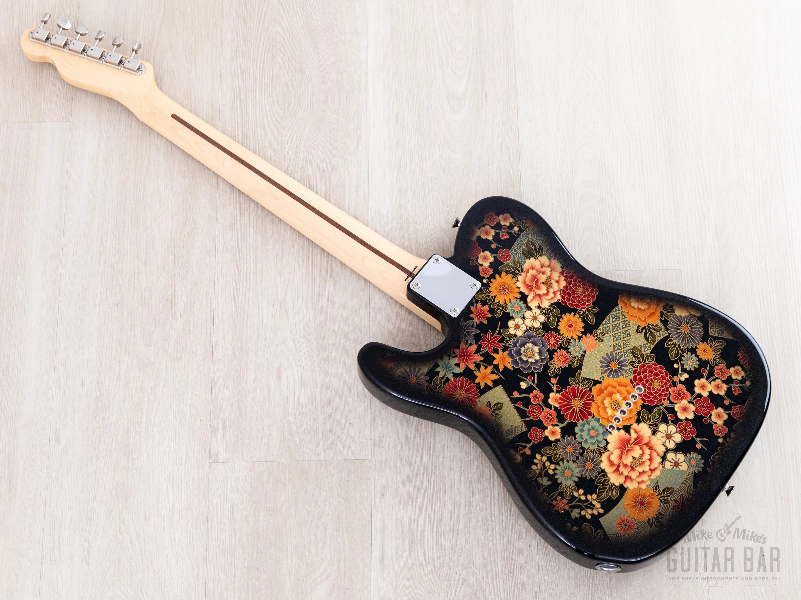 2011 Fender Telecaster Black Floral TL69-SPL Non-Catalog Limited Edition, Near-Mint w/ Case, Japan MIJ - Image 13