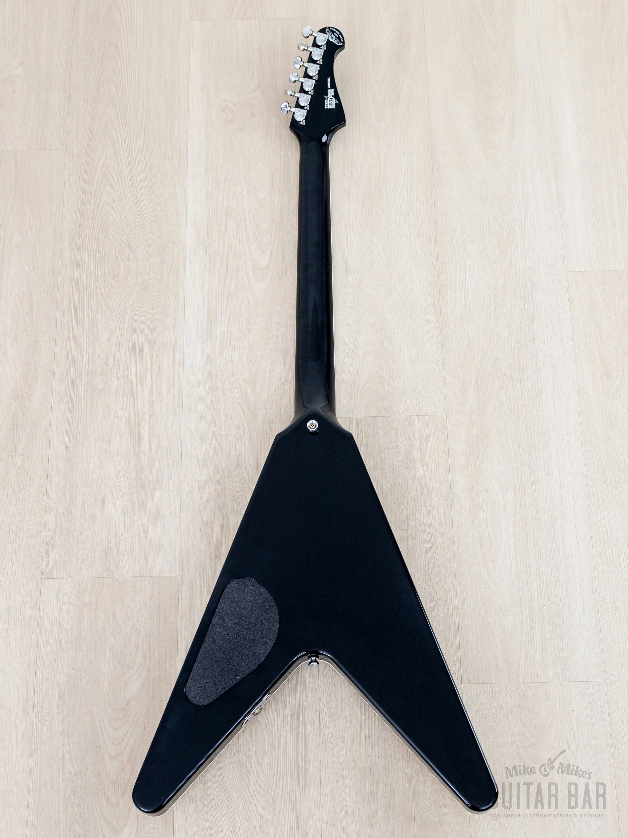 2011 Washburn Custom Shop Limited Edition Paul Stanley PSV 2200 Cracked Mirror Flying V, Near-Mint w/ Case - Image 3