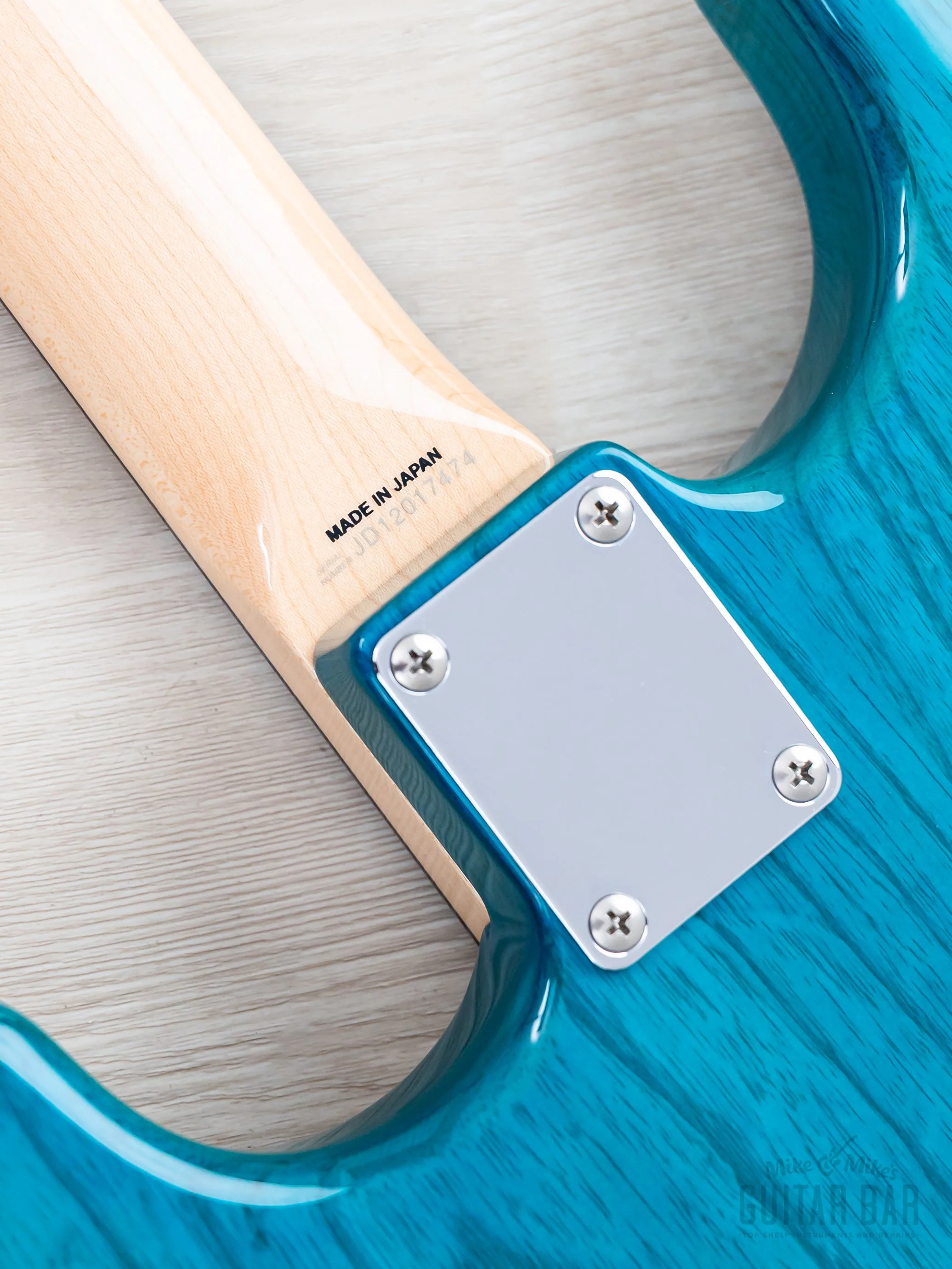 2012 Fender '62 Stratocaster ST62/ASH/MH Transparent Blue + Headstock, Near-Mint, Japan MIJ - Image 15