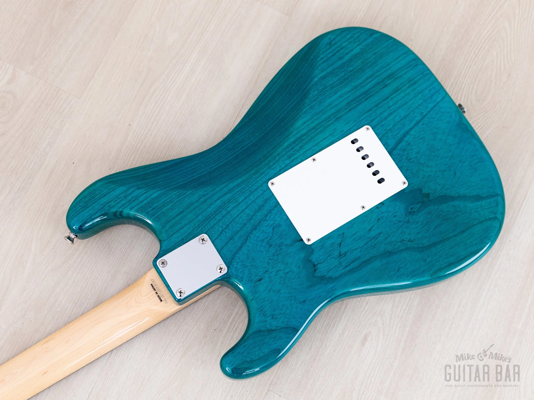 2012 Fender '62 Stratocaster ST62/ASH/MH Transparent Blue + Headstock Near-Mint, Japan MIJ - Image 14