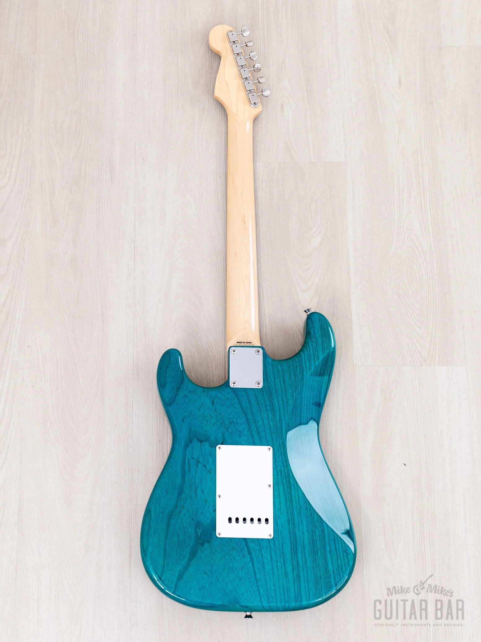 2012 Fender '62 Stratocaster ST62/ASH/MH Transparent Blue + Headstock Near-Mint, Japan MIJ - Image 3