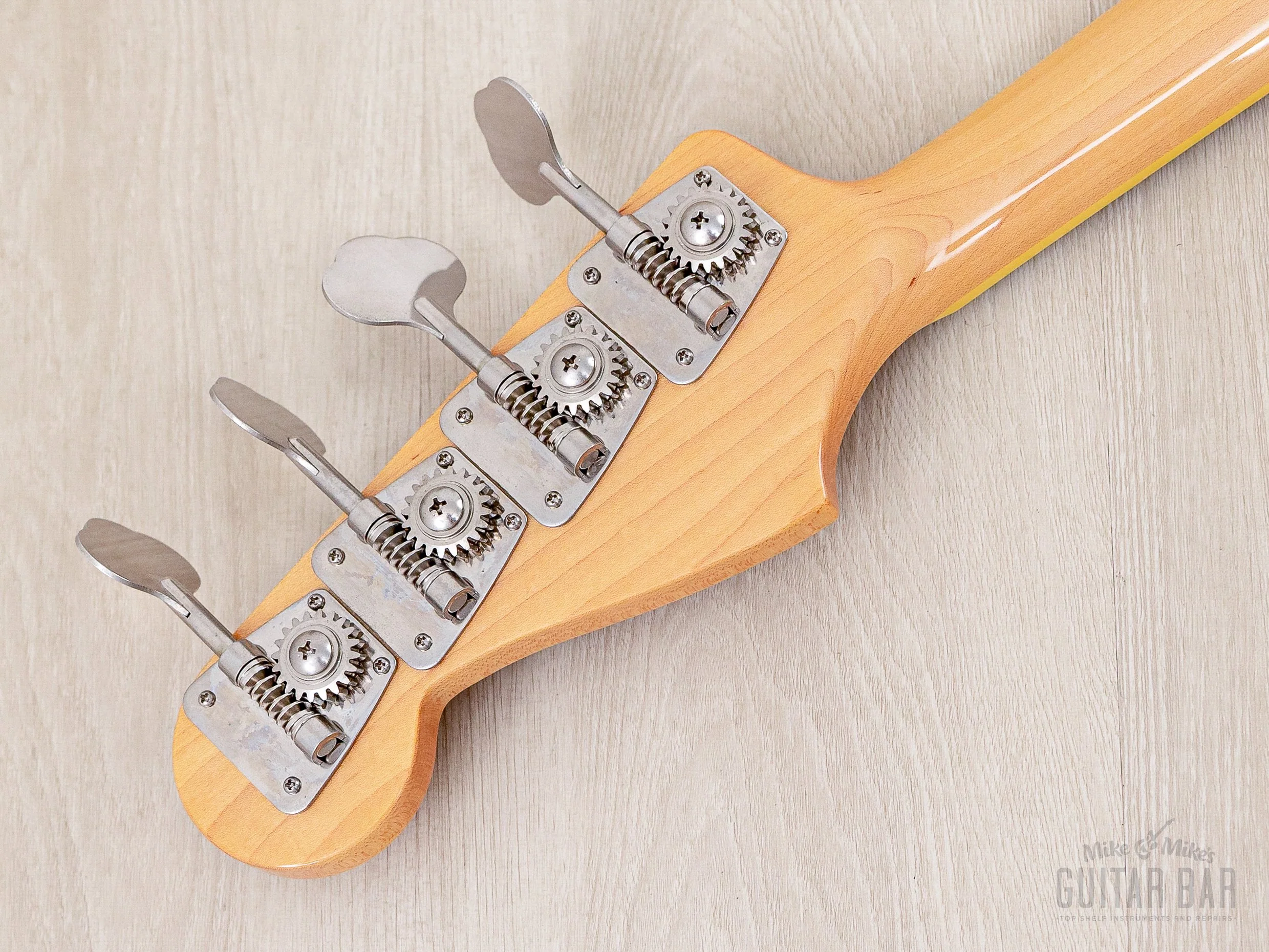 2012 Fender Jazz Bass JB/HO Semi-Hollow Mahogany Body Black, Blocks & Binding, Japan MIJ - Image 5
