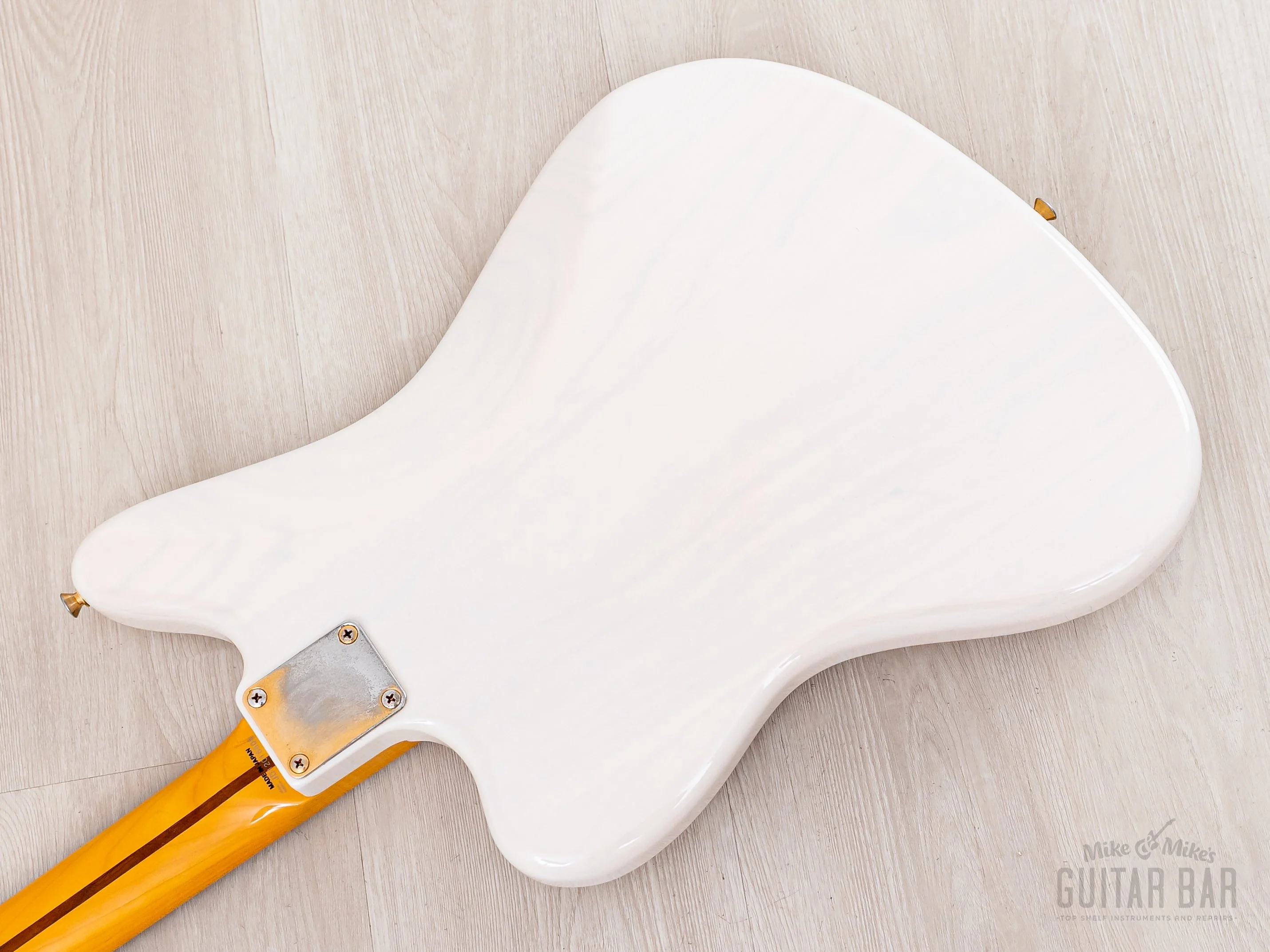 2012 Fender Jazzmaster '58 Vintage Reissue FSR Gold Guard JM66G Blonde w/ Maple Fretboard, 1 of 30 Japan MIJ - Image 15