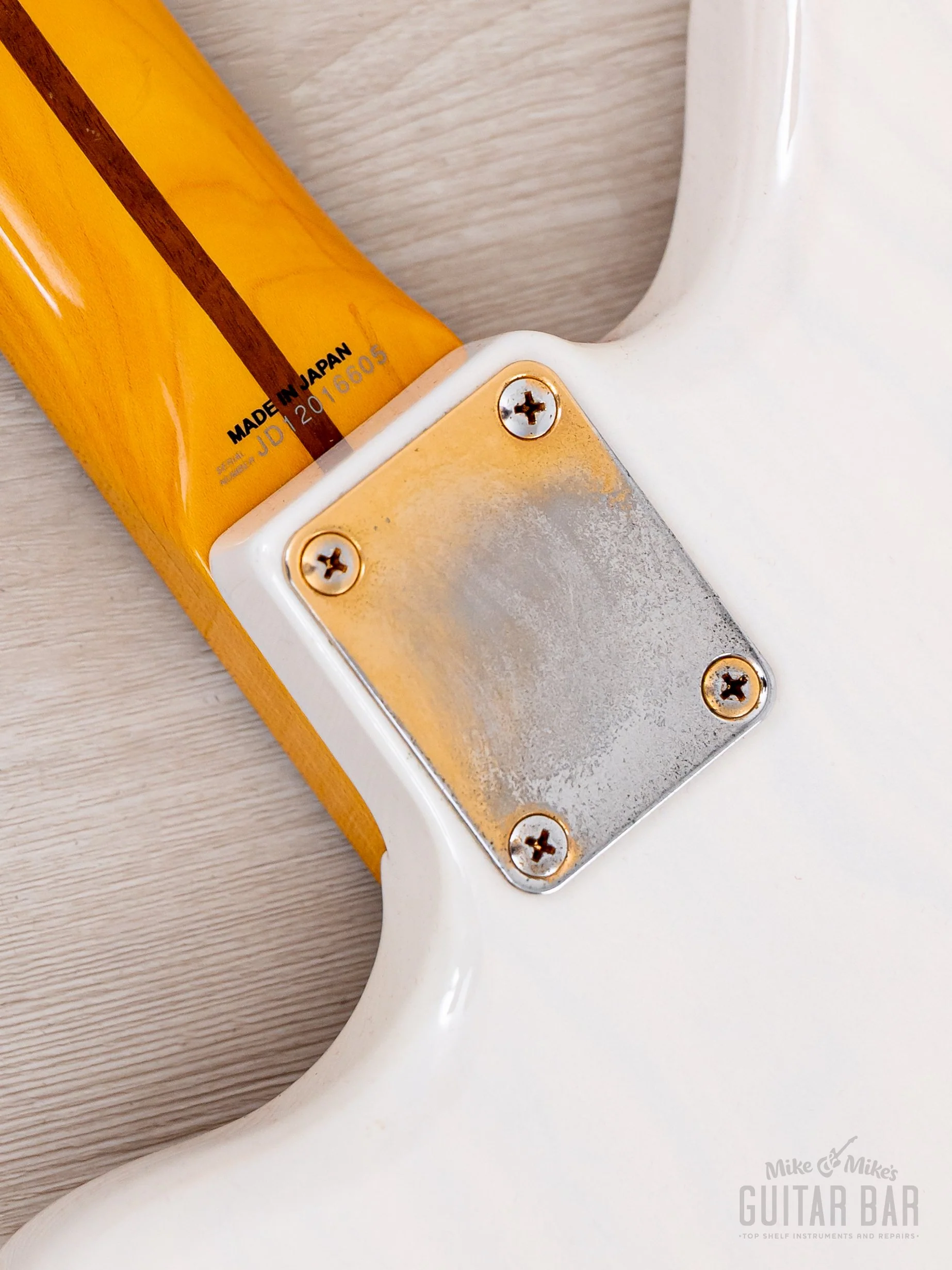 2012 Fender Jazzmaster '58 Vintage Reissue FSR Gold Guard JM66G Blonde w/ Maple Fretboard, 1 of 30 Japan MIJ - Image 16
