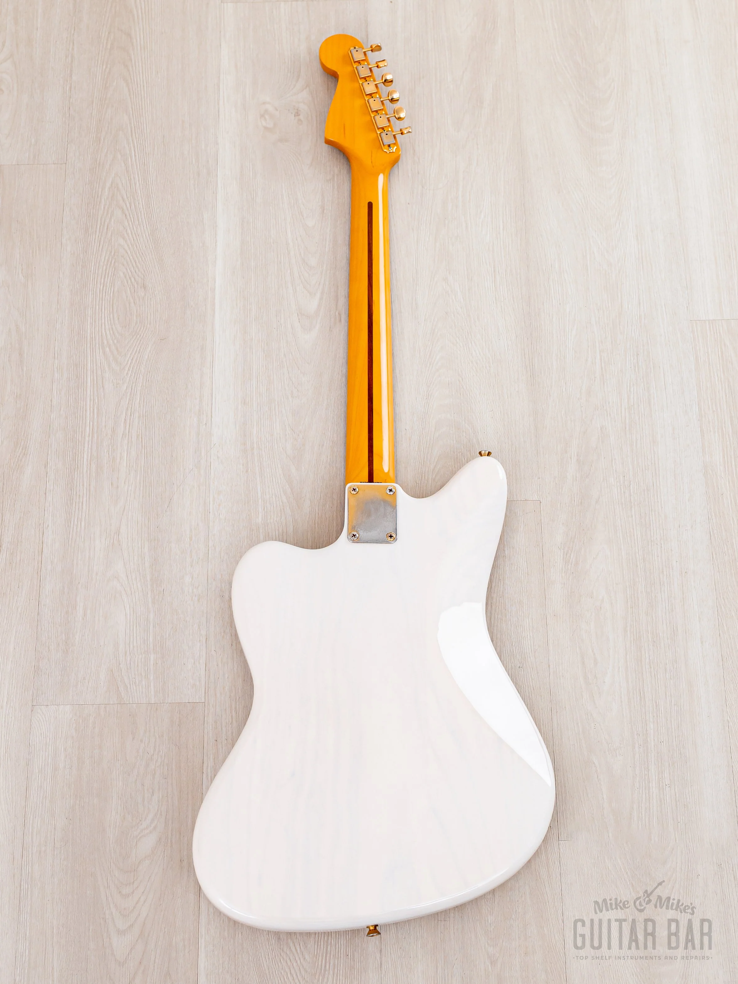2012 Fender Jazzmaster '58 Vintage Reissue FSR Gold Guard JM66G Blonde w/ Maple Fretboard, 1 of 30 Japan MIJ - Image 3
