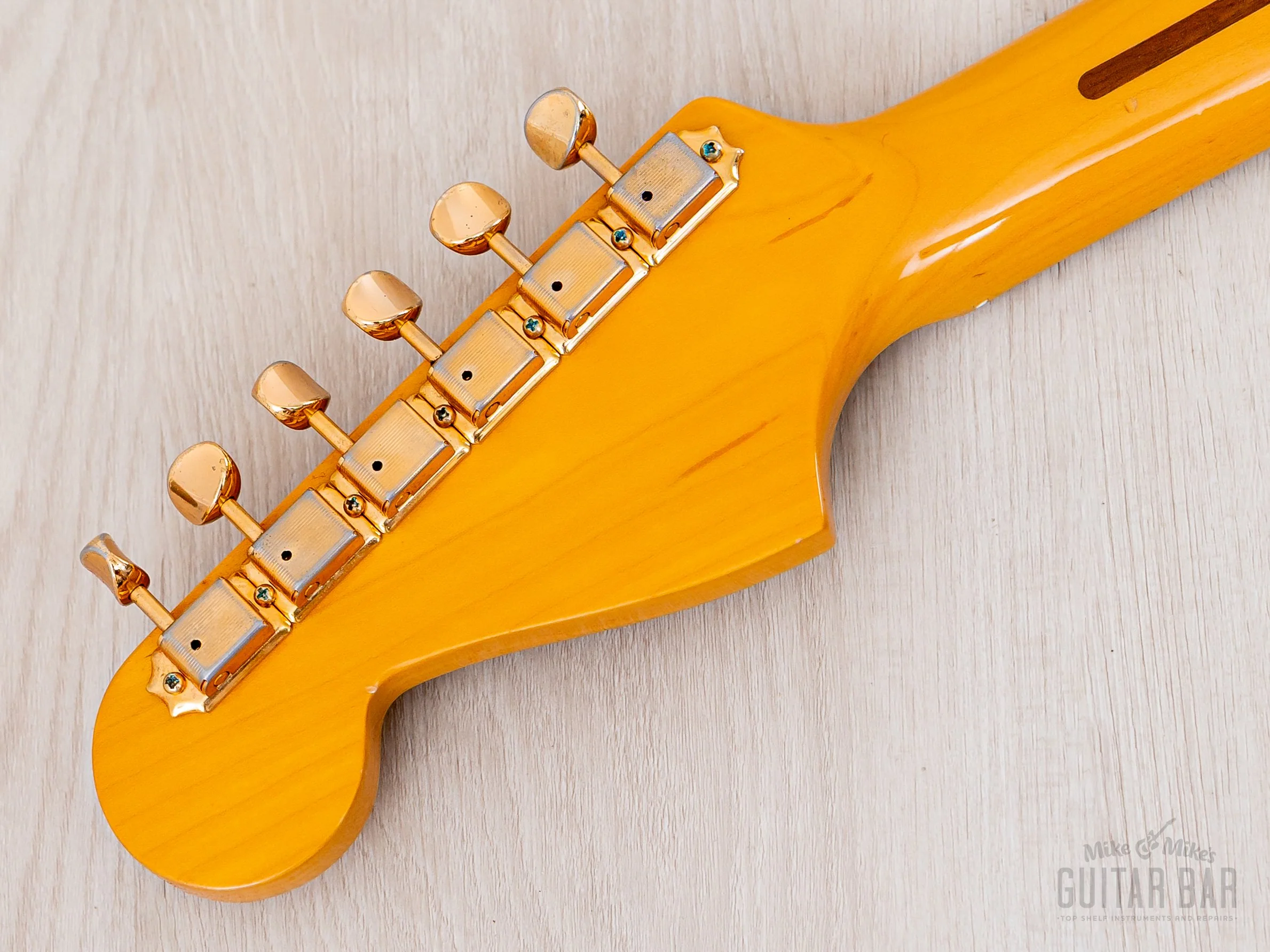 2012 Fender Jazzmaster '58 Vintage Reissue FSR Gold Guard JM66G Blonde w/ Maple Fretboard, 1 of 30 Japan MIJ - Image 5