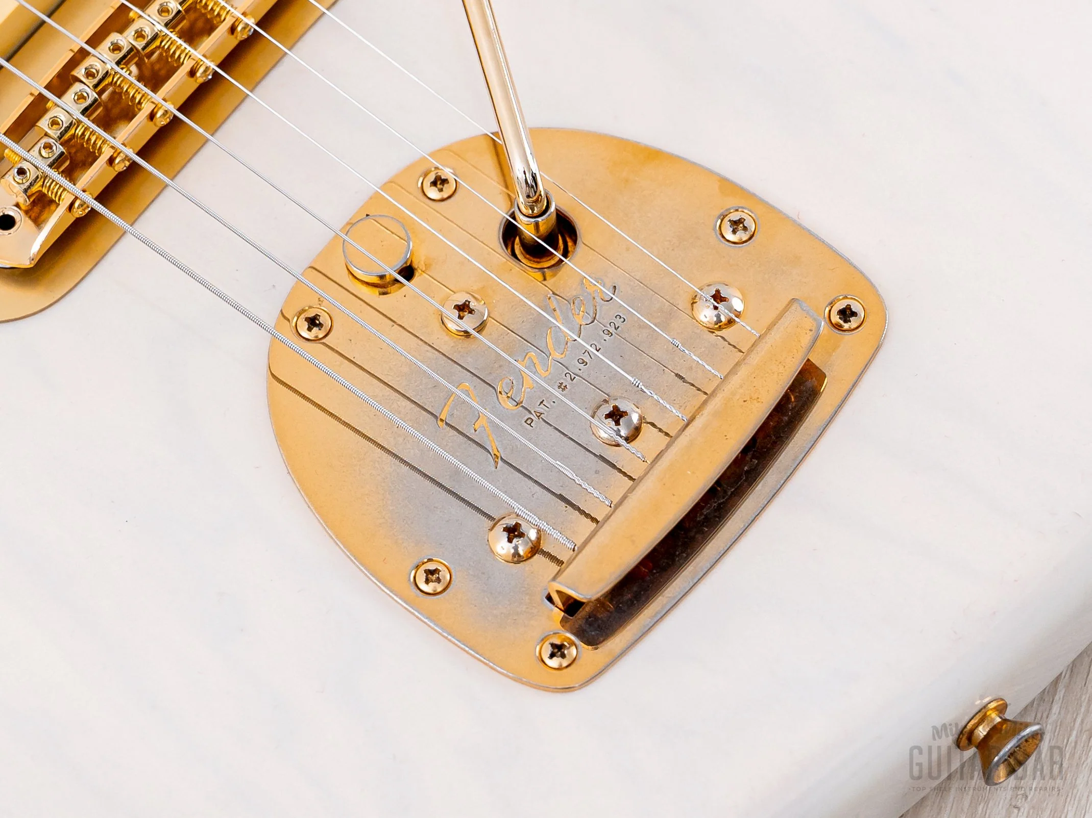 2012 Fender Jazzmaster '58 Vintage Reissue FSR Gold Guard JM66G Blonde w/ Maple Fretboard, 1 of 30 Japan MIJ - Image 8