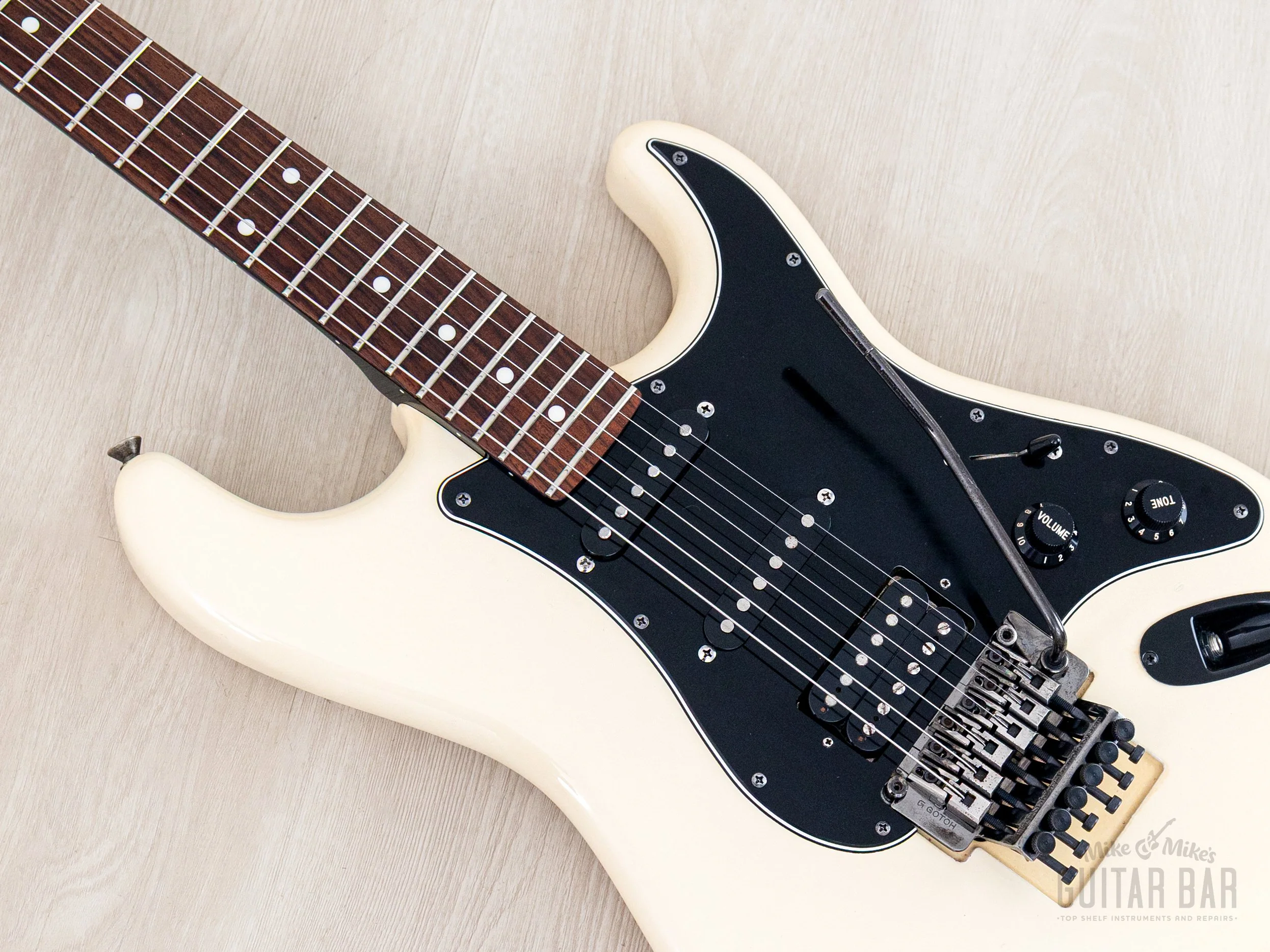 2012 Fender Stratocaster ST62-FR SSH Superstrat Vintage White w/ Floyd Rose, DiMarzio & Duncan, Japan MIJ - Image 7