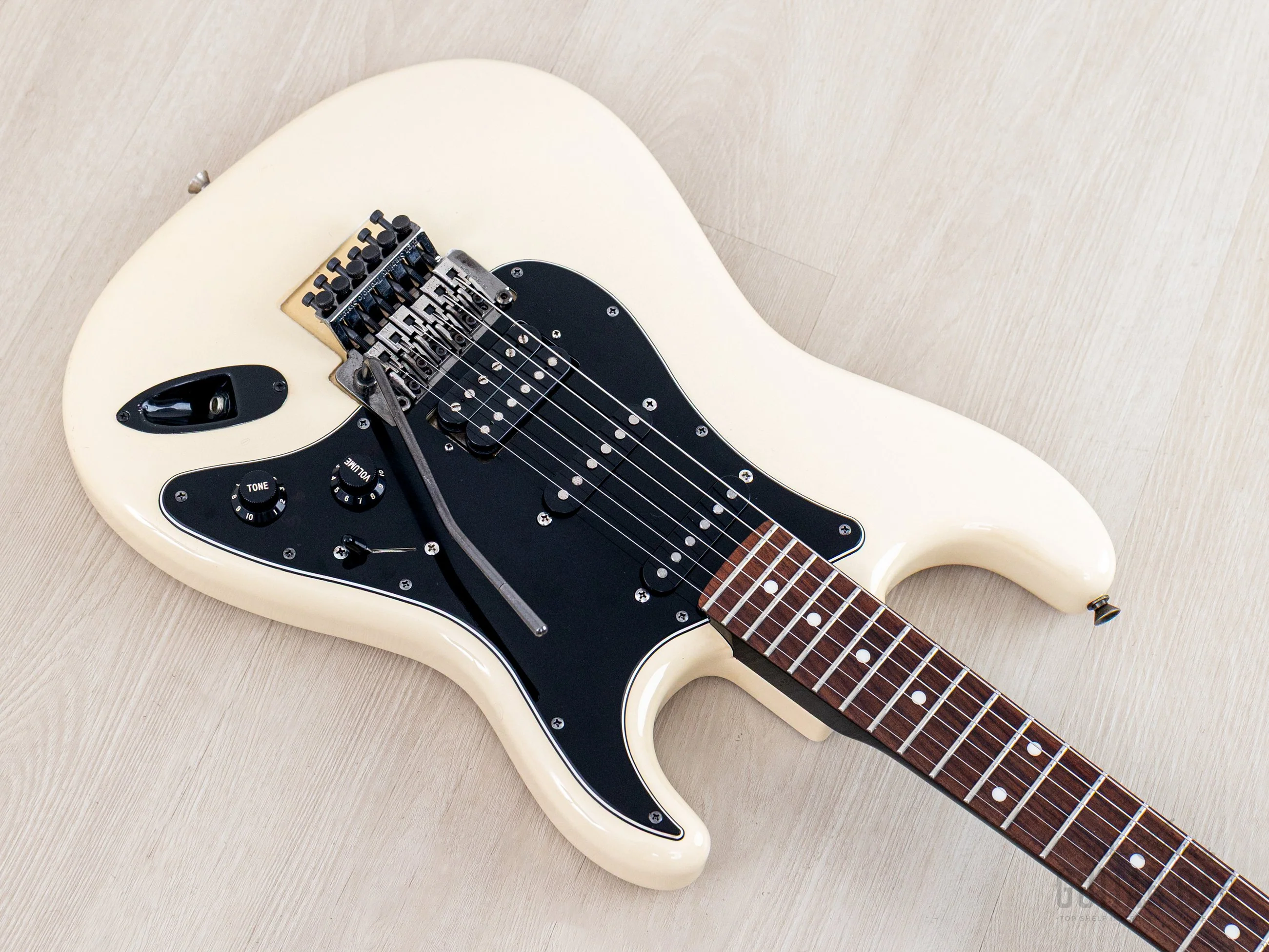 2012 Fender Stratocaster ST62-FR SSH Superstrat Vintage White w/ Floyd Rose, DiMarzio & Duncan, Japan MIJ - Image 9