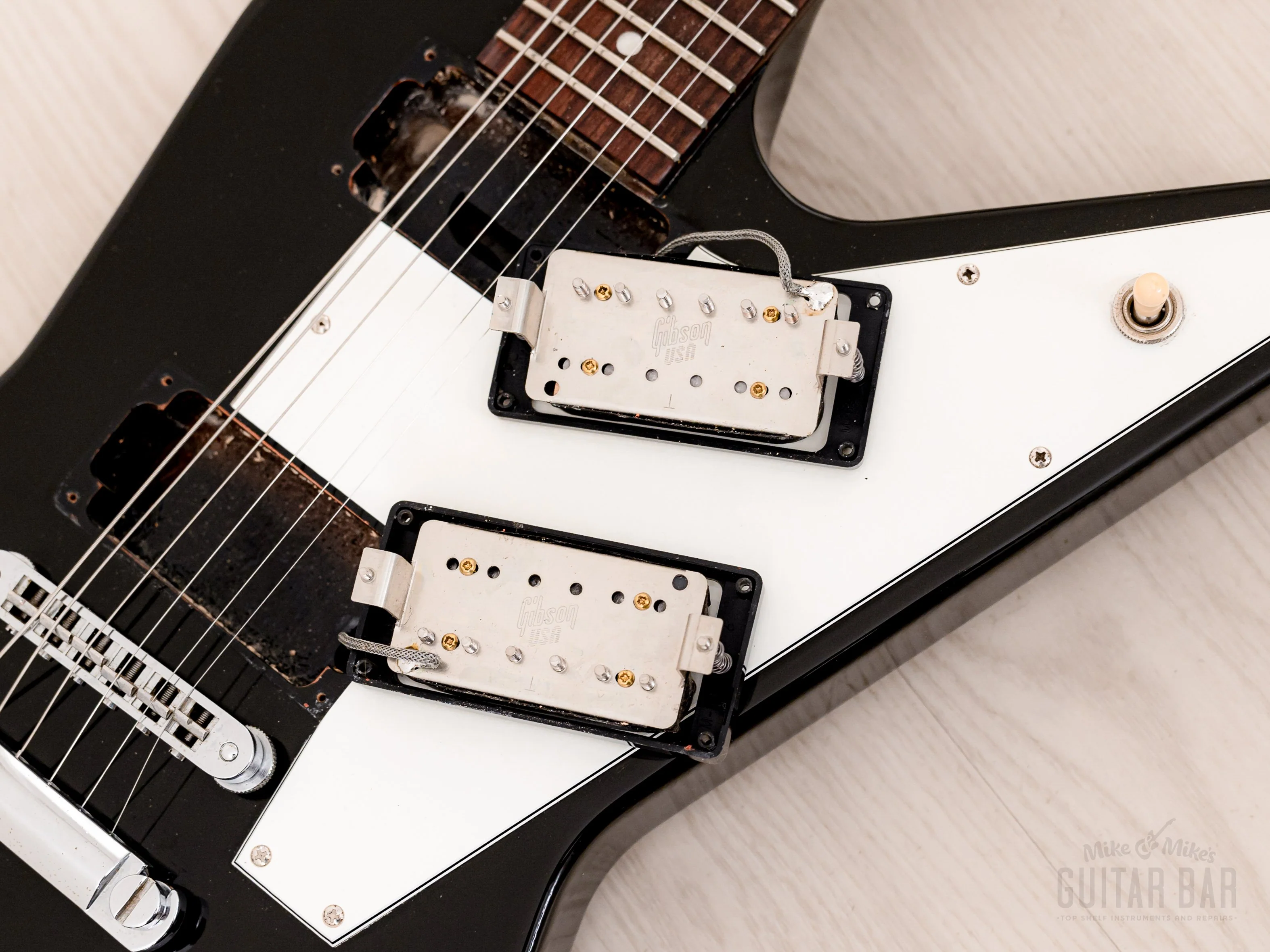 2012 Gibson Explorer ‘76 Vintage Reissue Ebony w/ Case - Image 16