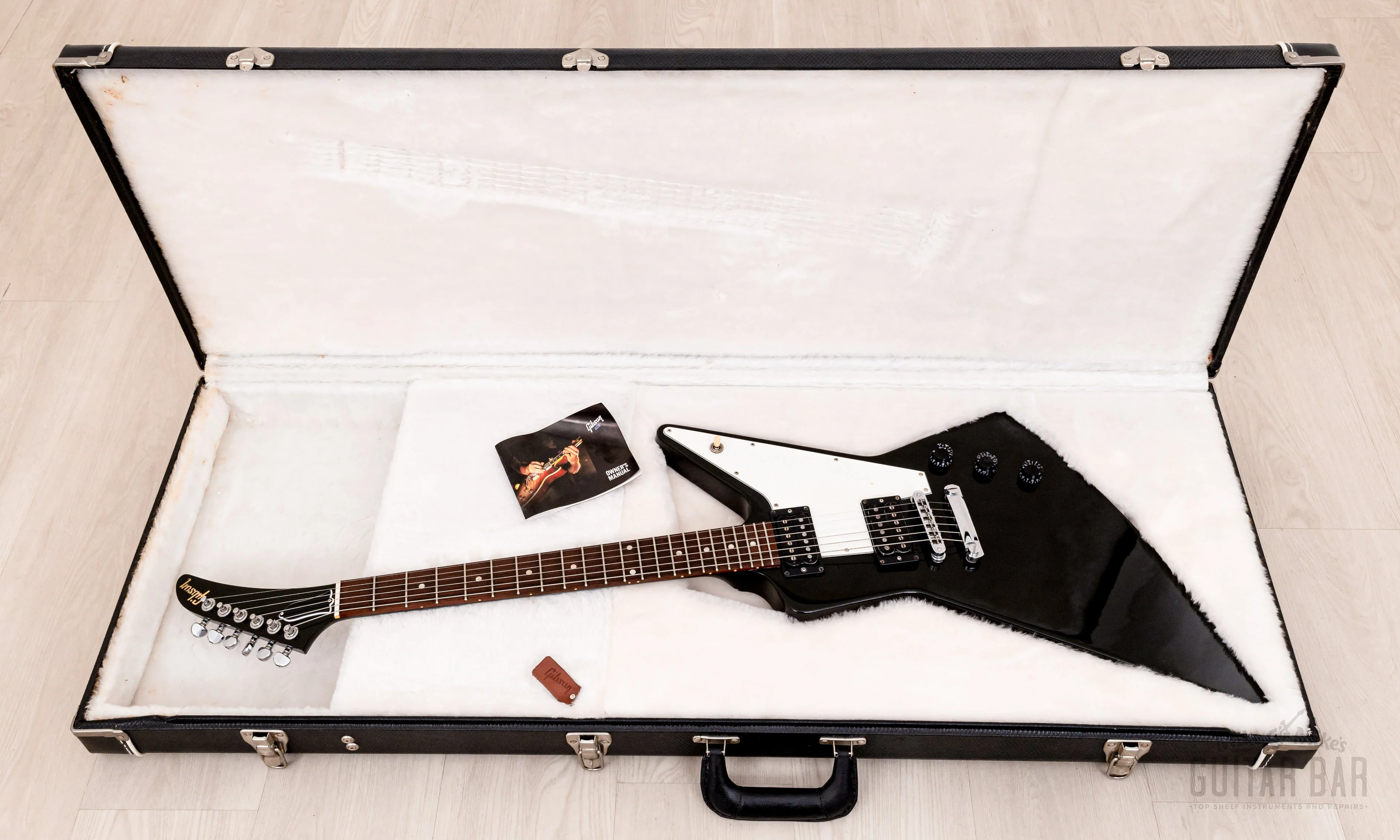 2012 Gibson Explorer ‘76 Vintage Reissue Ebony w/ Case - Image 19