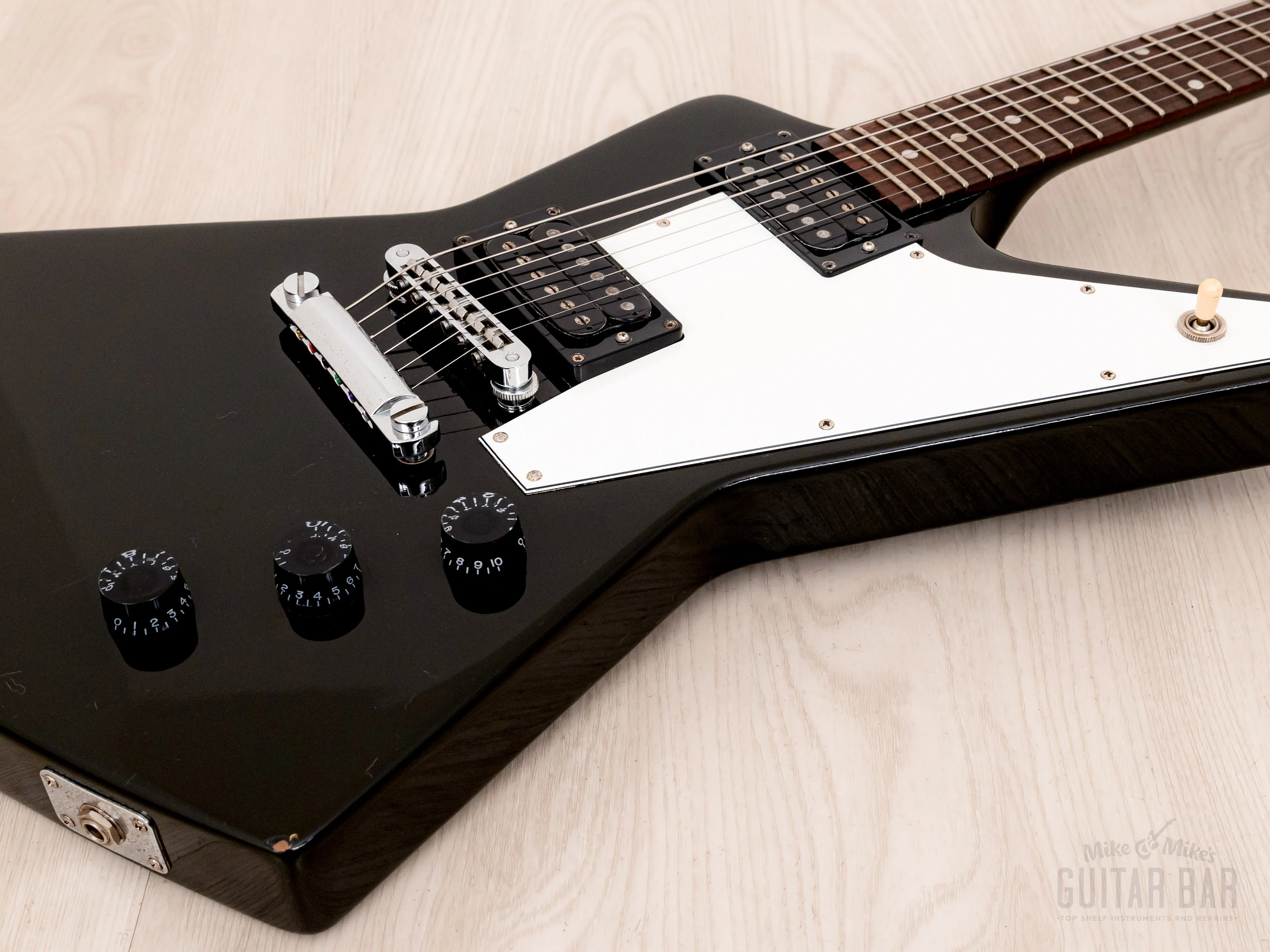 2012 Gibson Explorer ‘76 Vintage Reissue Ebony w/ Case - Image 6