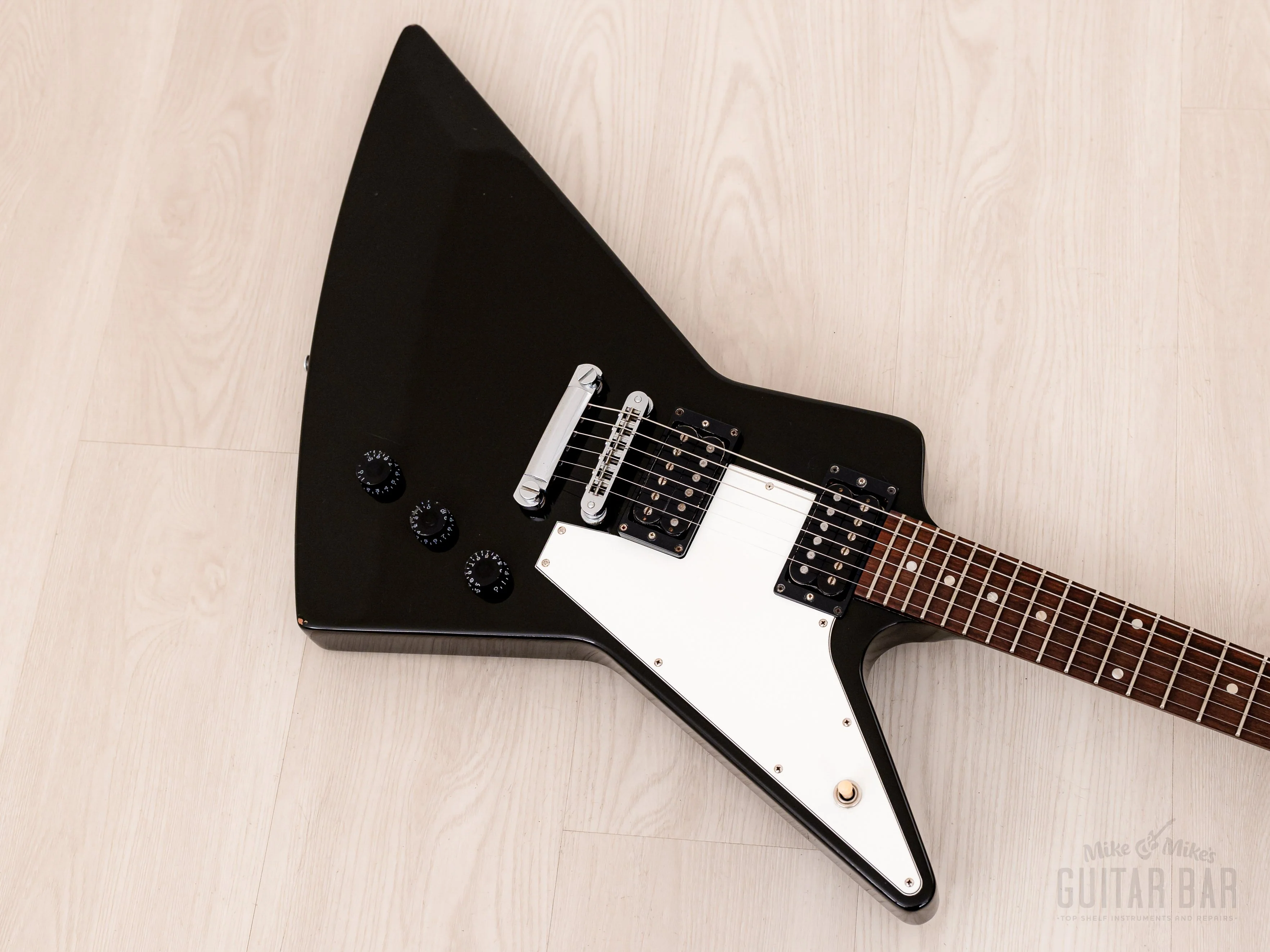 2012 Gibson Explorer ‘76 Vintage Reissue Ebony w/ Case - Image 8