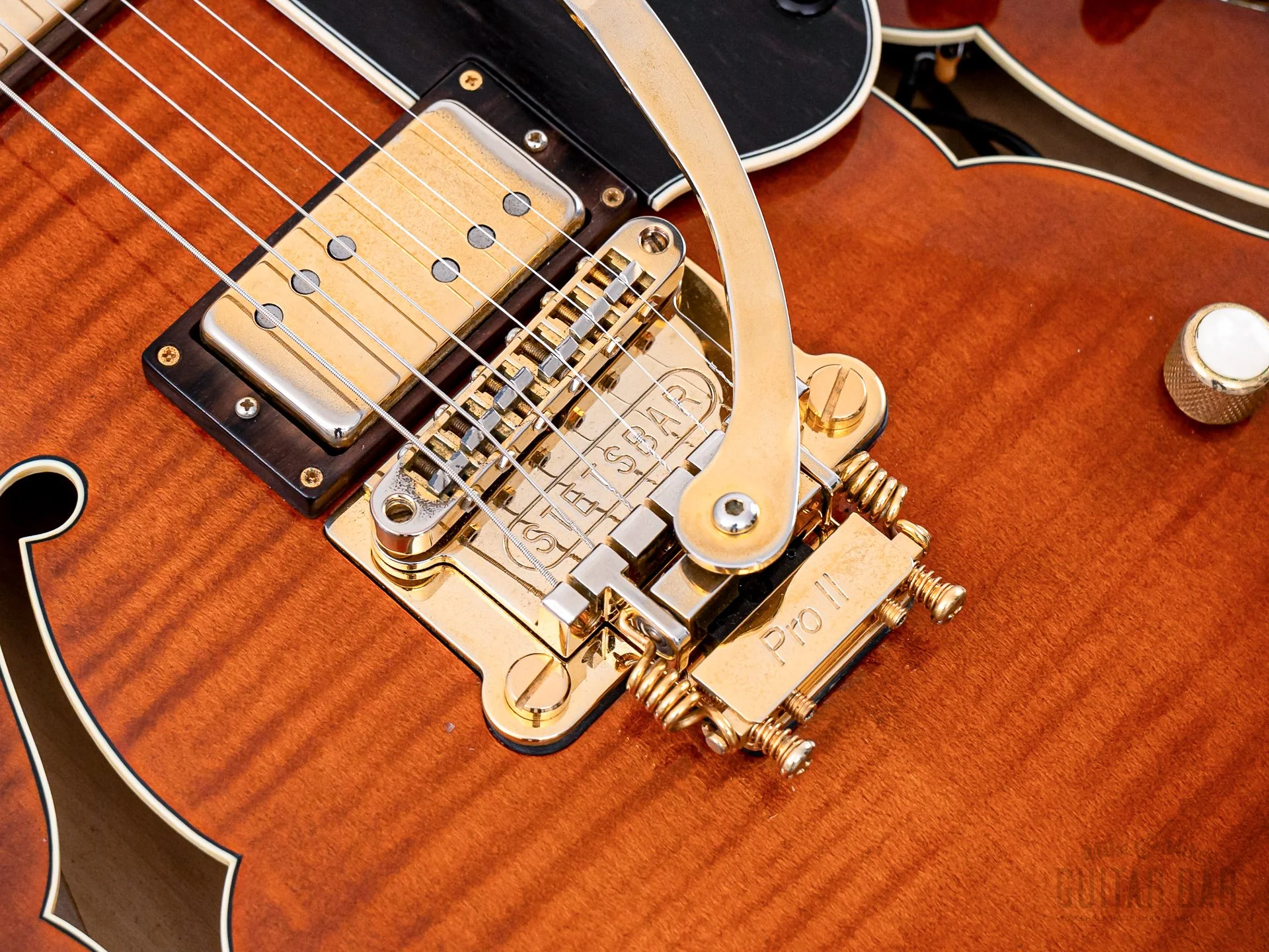 2012 Koll New Rose Custom One-Off Semi-Hollow Electric Guitar Sunburst w/ Case - Image 8