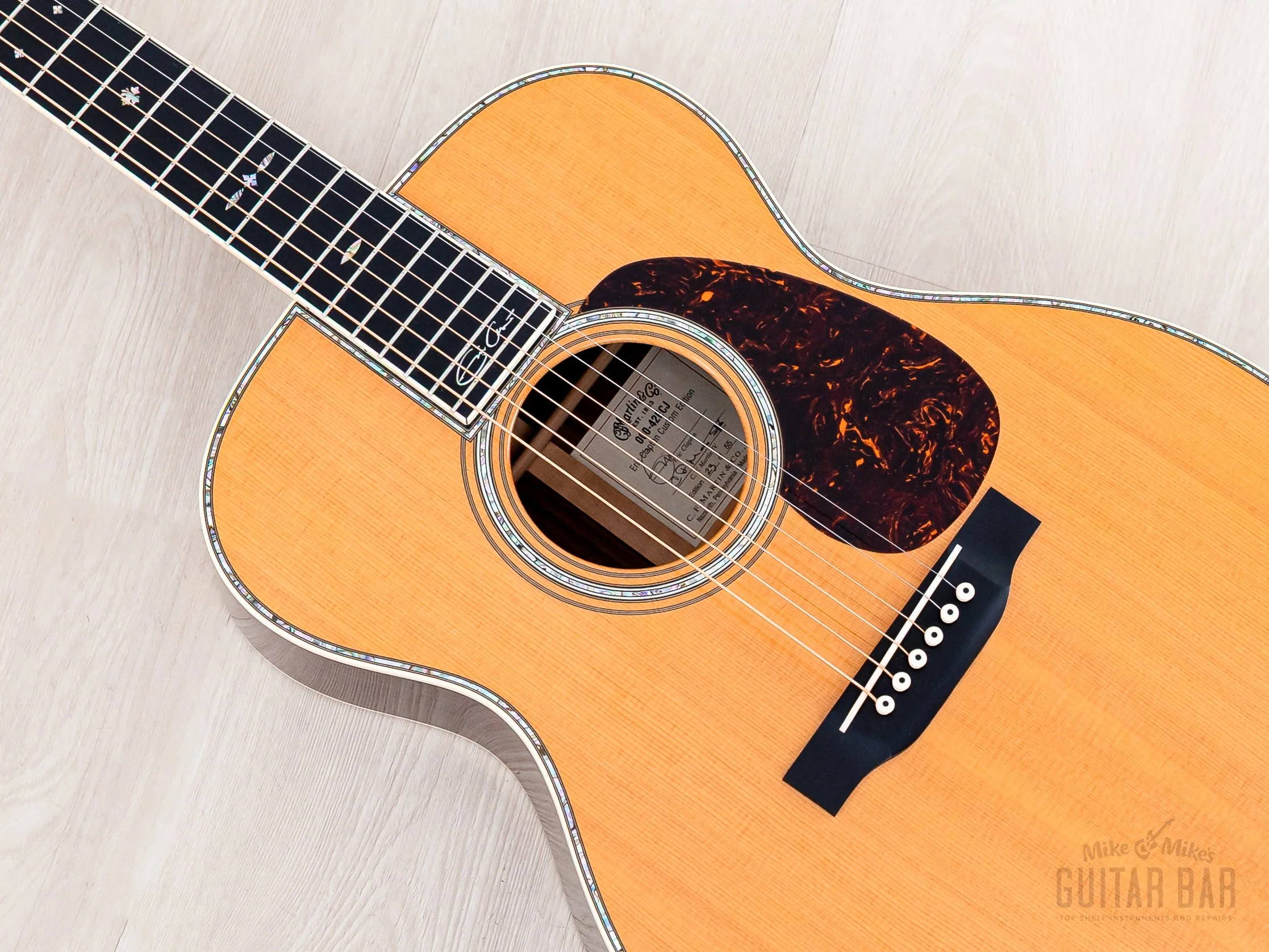 2012 Martin 000-42ECJ Eric Clapton Jubilee Custom Edition 1 of 55 w/ Case & Hangtags, Clapton-Signed - Image 9