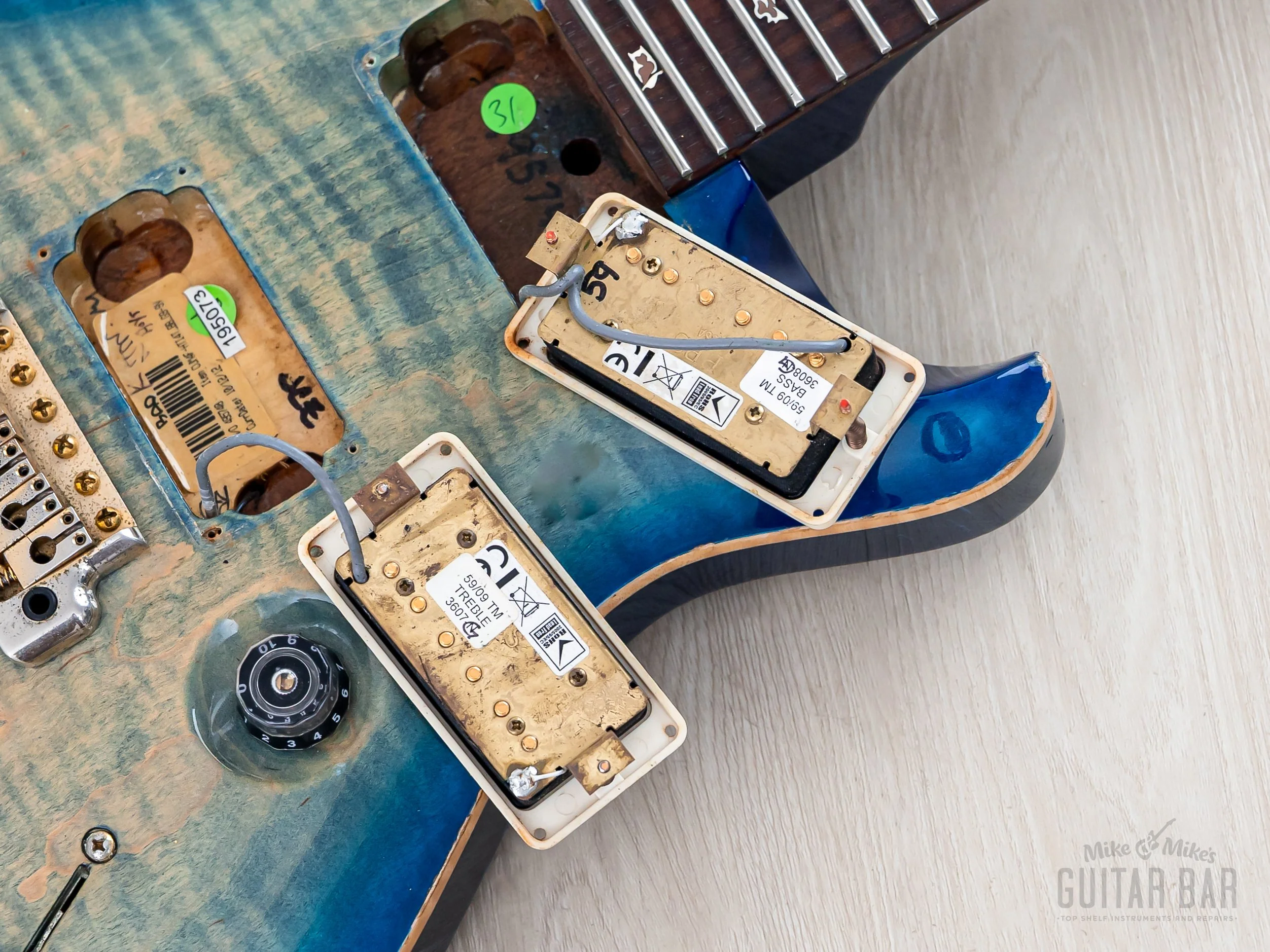2012 Paul Reed Smith Custom 24 Trem Faded Blue Burst w/ Case - Image 17