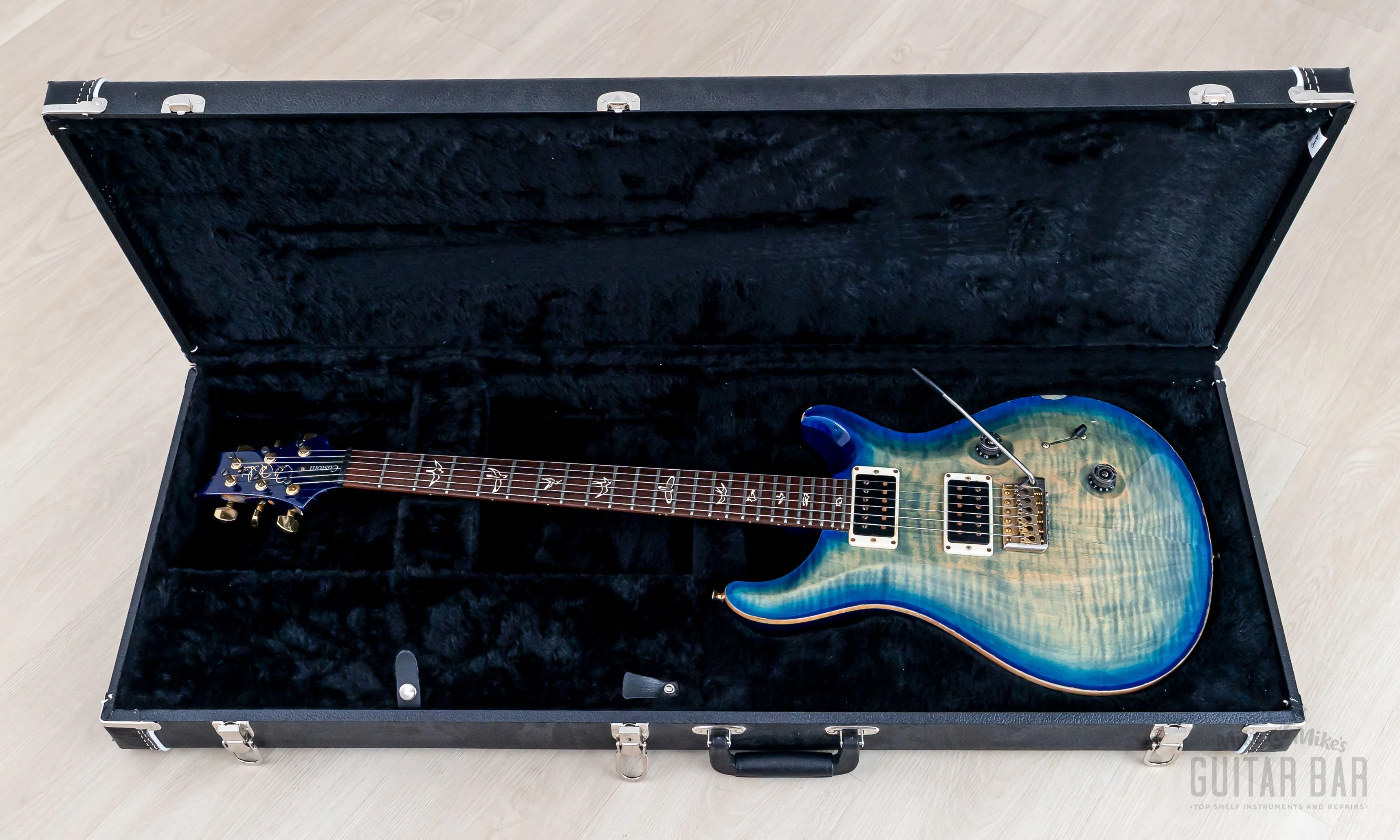 2012 Paul Reed Smith Custom 24 Trem Faded Blue Burst w/ Case - Image 21