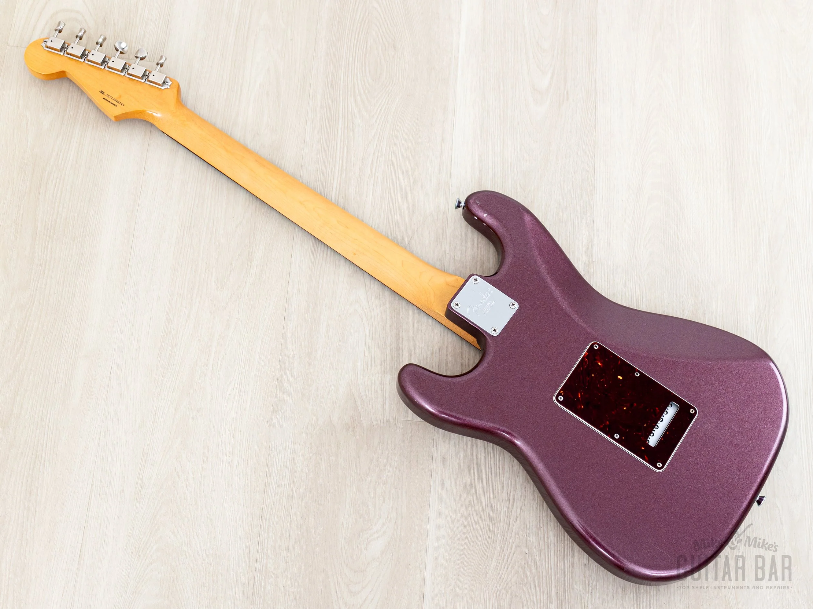 2013 Fender + MJT Stratocaster Partscaster Classic 60s Neck & Burgundy Mist Lacquer Body w/ Case - Image 13