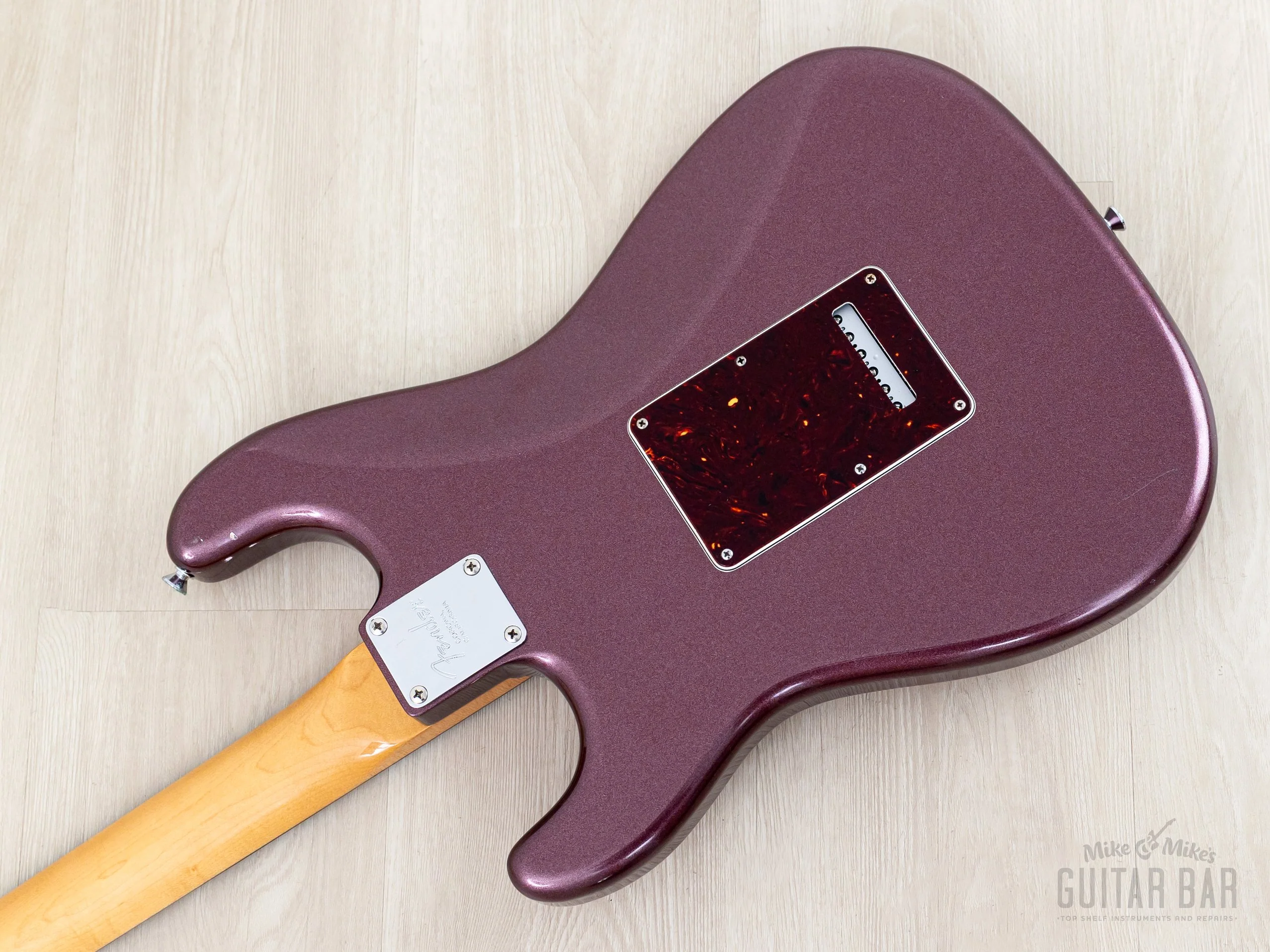 2013 Fender + MJT Stratocaster Partscaster Classic 60s Neck & Burgundy Mist Lacquer Body w/ Case - Image 15