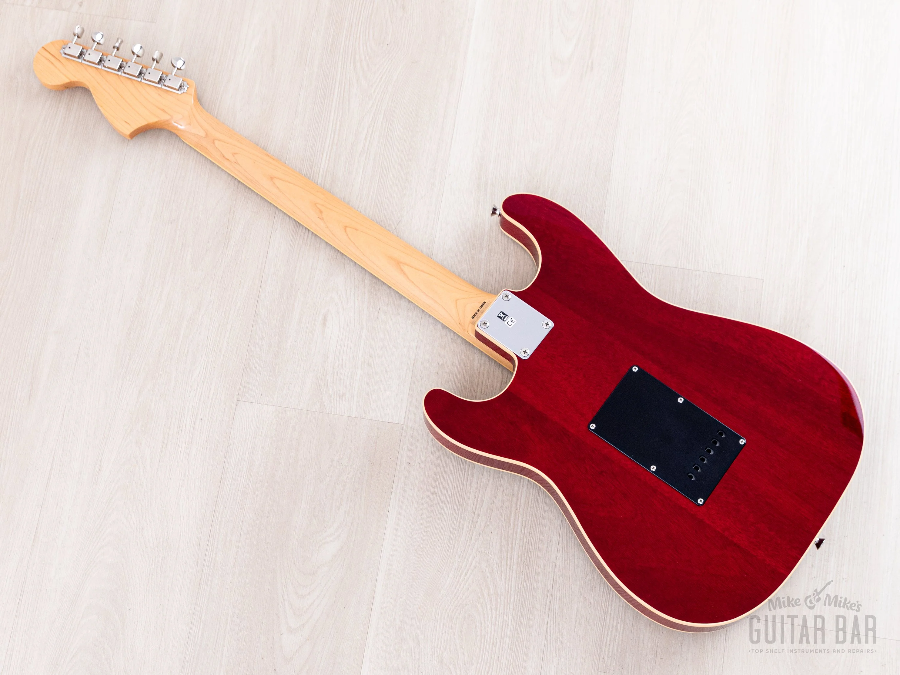 2013 Fender Stratocaster ST/HO/2H Mahogany Semi-Hollow Cherry HH Humbucker-Equipped w/ Case, Japan MIJ - Image 12