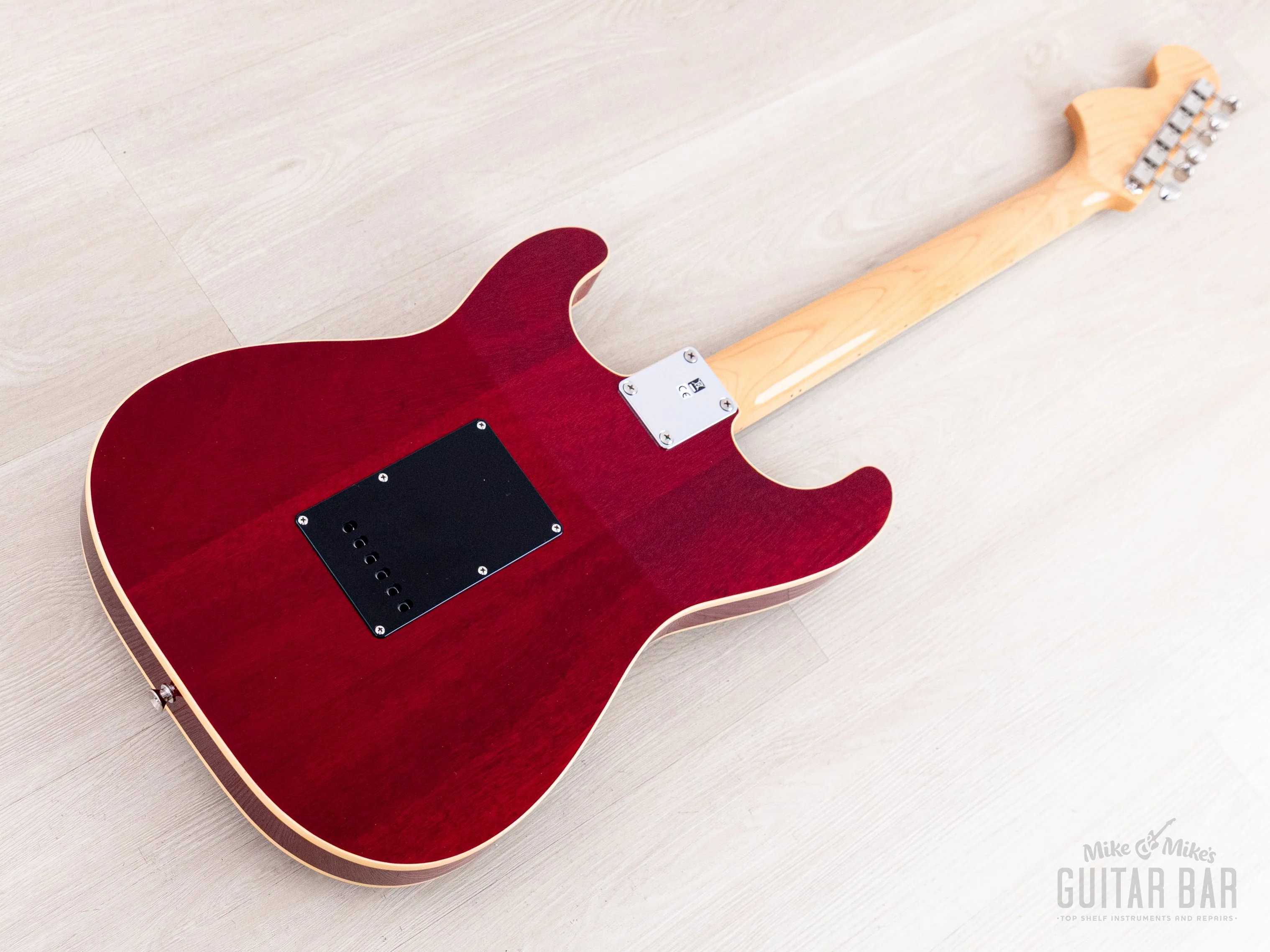 2013 Fender Stratocaster ST/HO/2H Mahogany Semi-Hollow Cherry HH Humbucker-Equipped w/ Case, Japan MIJ - Image 13