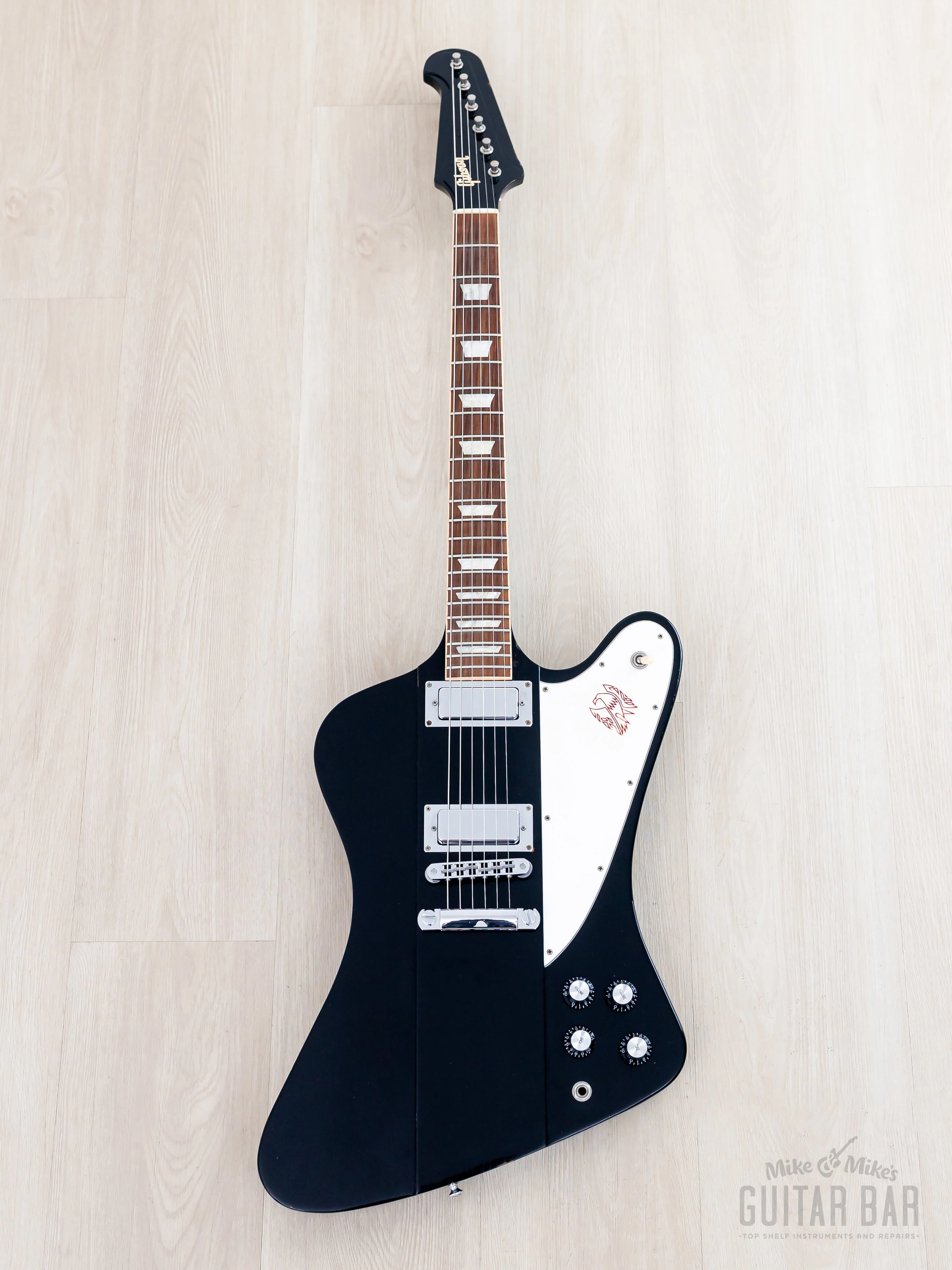 2013 Gibson Firebird V Reverse Body Ebony w/ Case & Hangtags - Image 2