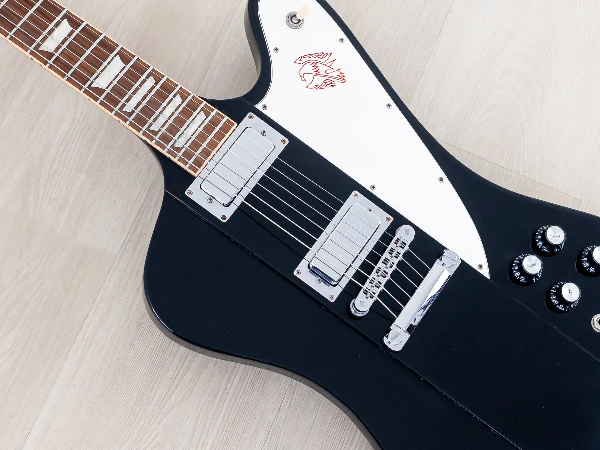 2013 Gibson Firebird V Reverse Body Ebony w/ Case & Hangtags - Image 7