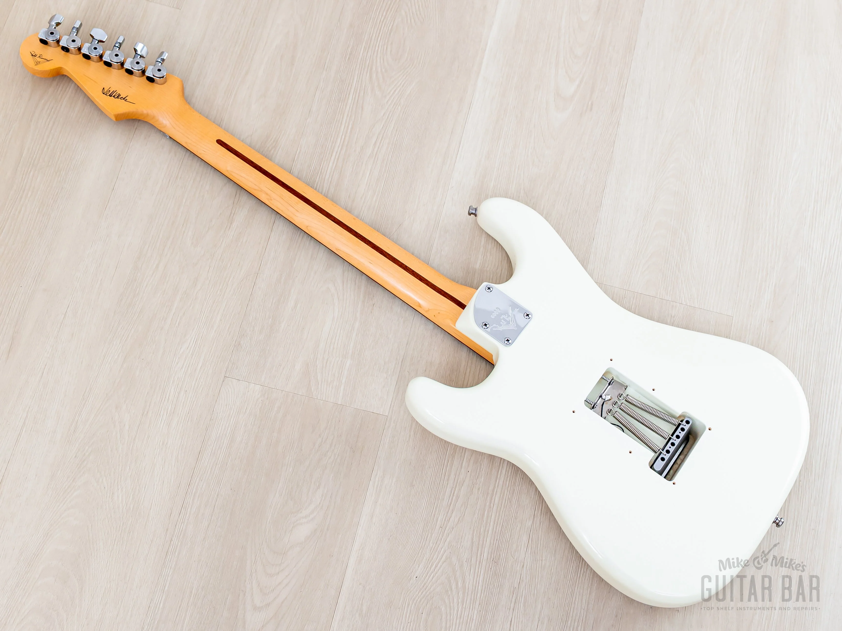 2014 Fender Custom Shop Todd Krause Masterbuilt Jeff Beck Stratocaster Olympic White w/ Case - Image 13