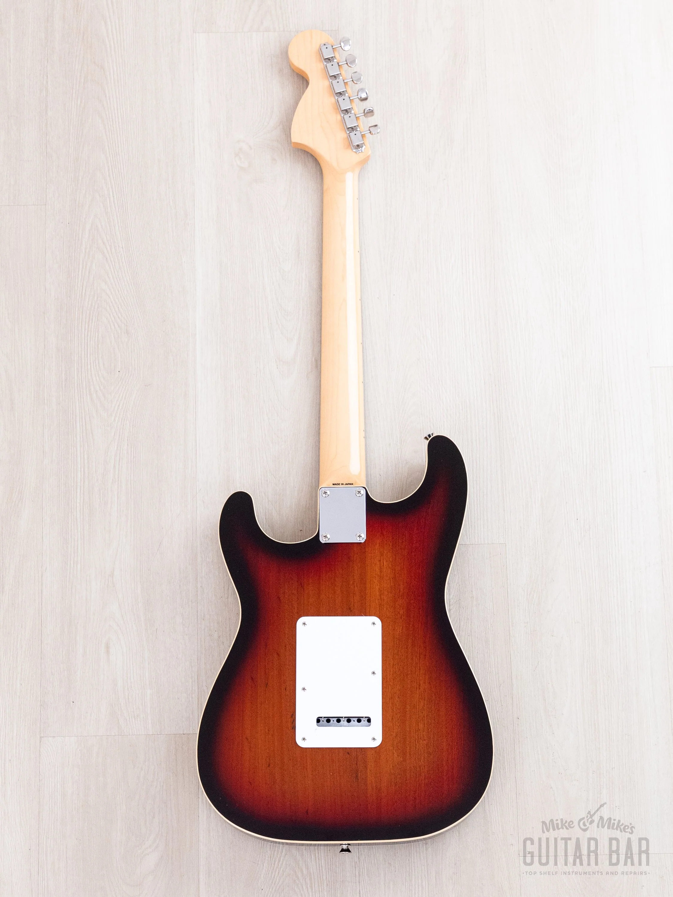 2014 Fender Stratocaster ST/HO/3S Mahogany Semi-Hollow Sunburst w/ DiMarzio Area 61, Japan MIJ - Image 3