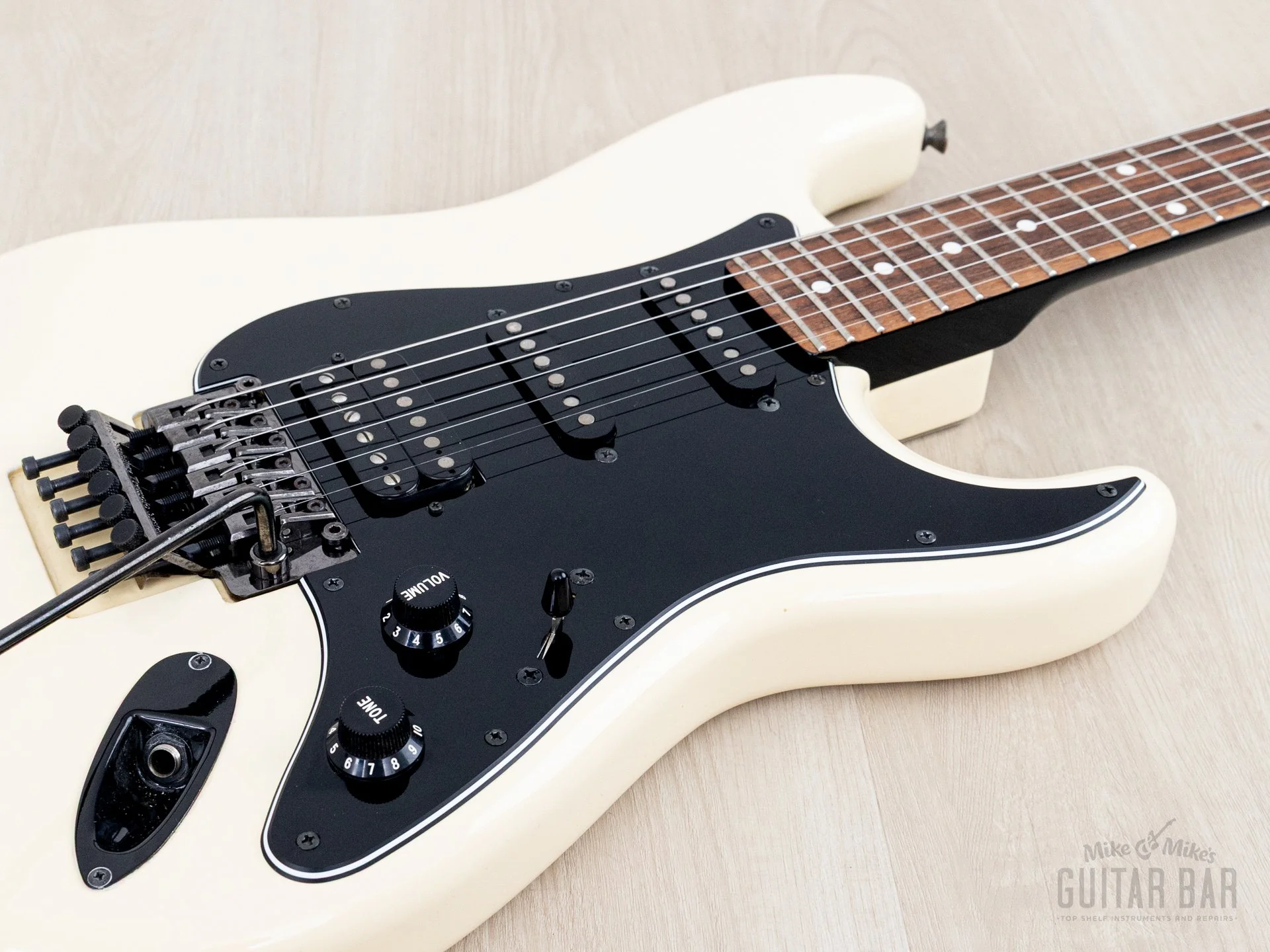 2014 Fender Stratocaster ST62-FR SSH Superstrat Vintage White w/ Floyd Rose, Japan MIJ - Image 6
