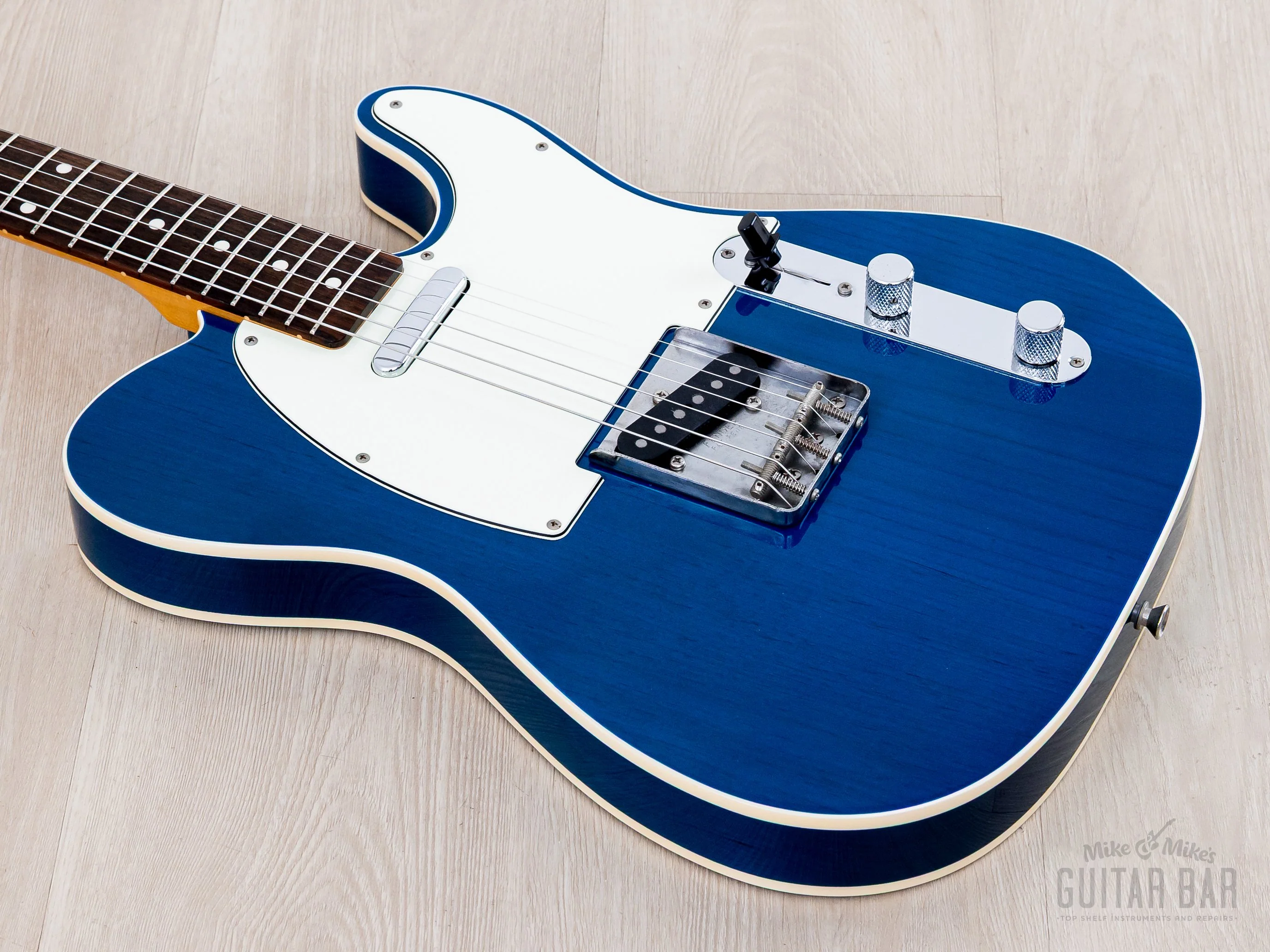 2014 Fender Telecaster Custom ‘62 Vintage Reissue TL62B Transparent Blue, Japan MIJ - Image 10