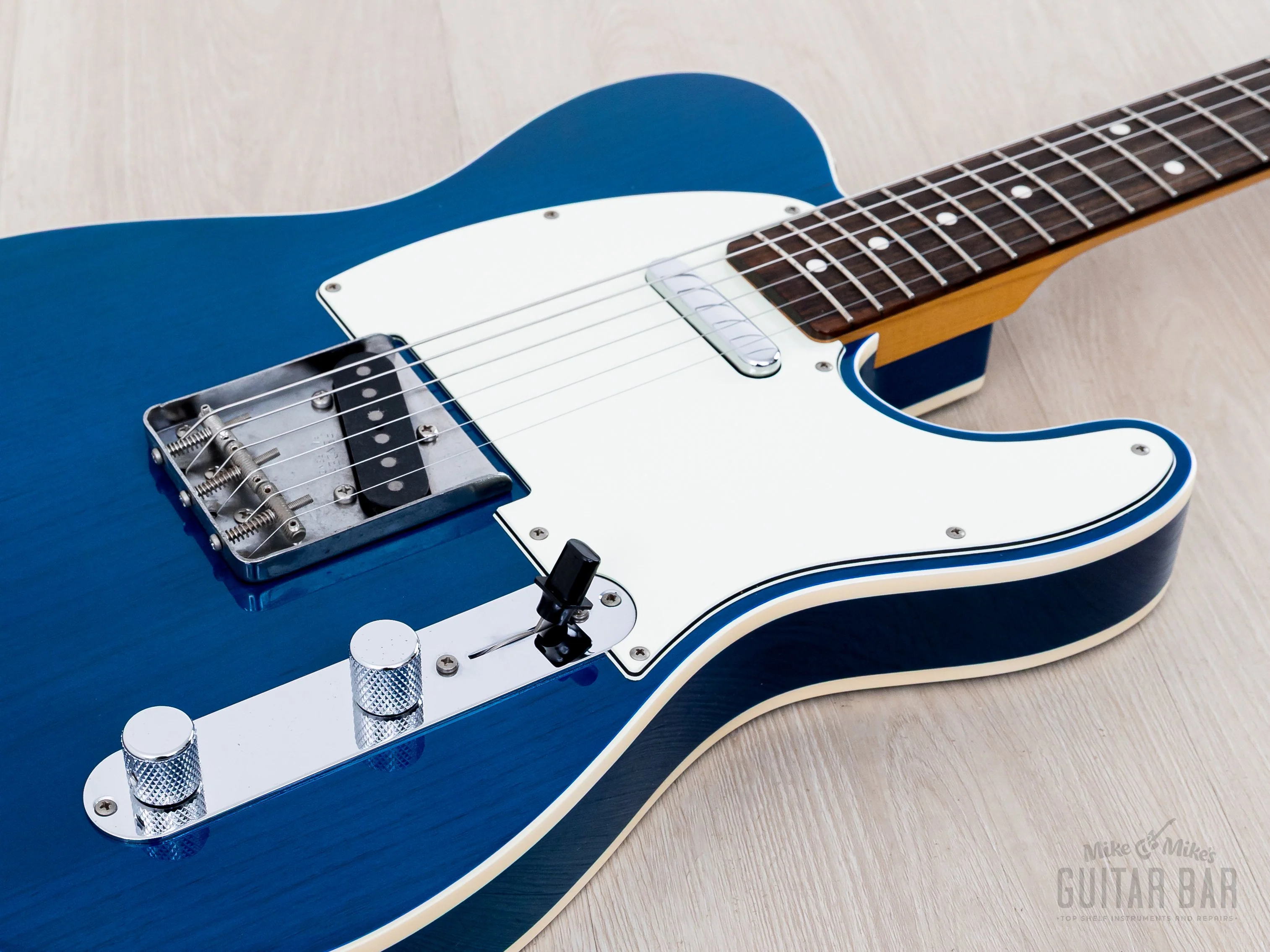 2014 Fender Telecaster Custom ‘62 Vintage Reissue TL62B Transparent Blue, Japan MIJ - Image 6