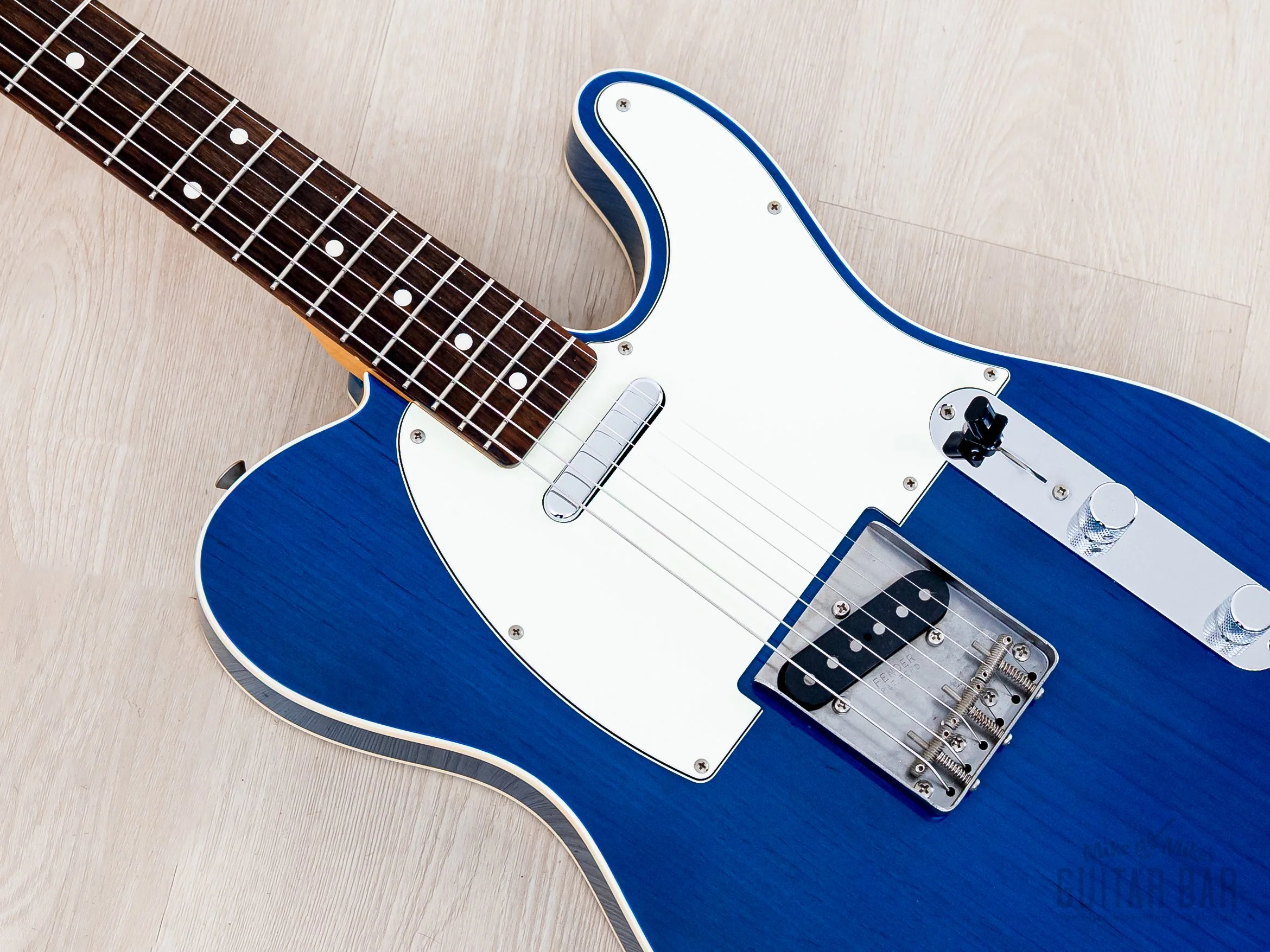 2014 Fender Telecaster Custom ‘62 Vintage Reissue TL62B Transparent Blue, Japan MIJ - Image 7