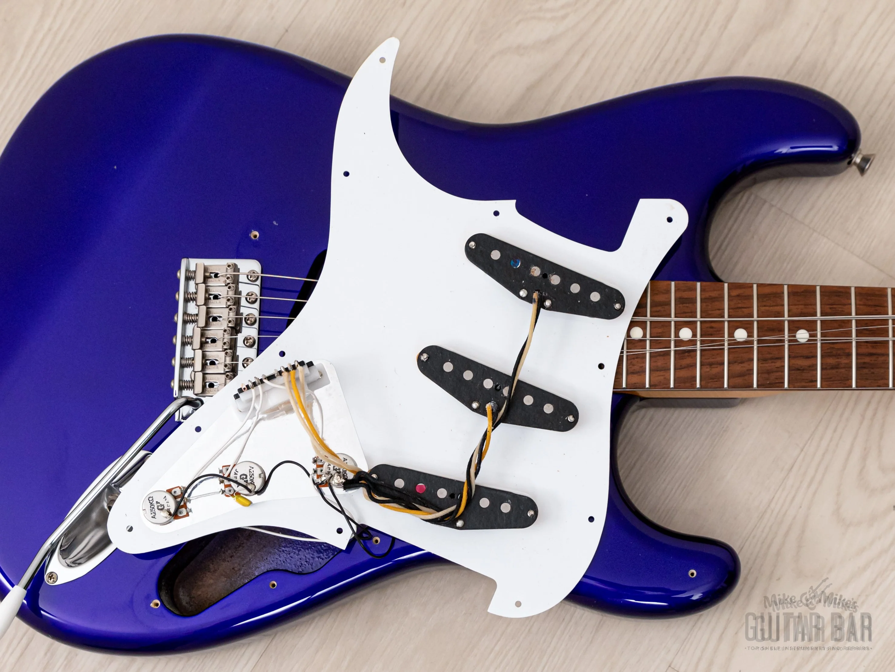 2015 Fender Japan Exclusive Classic ‘60s Stratocaster TX/MH Jupiter Blue w/ USA Pickups, Near-Mint, MIJ - Image 16