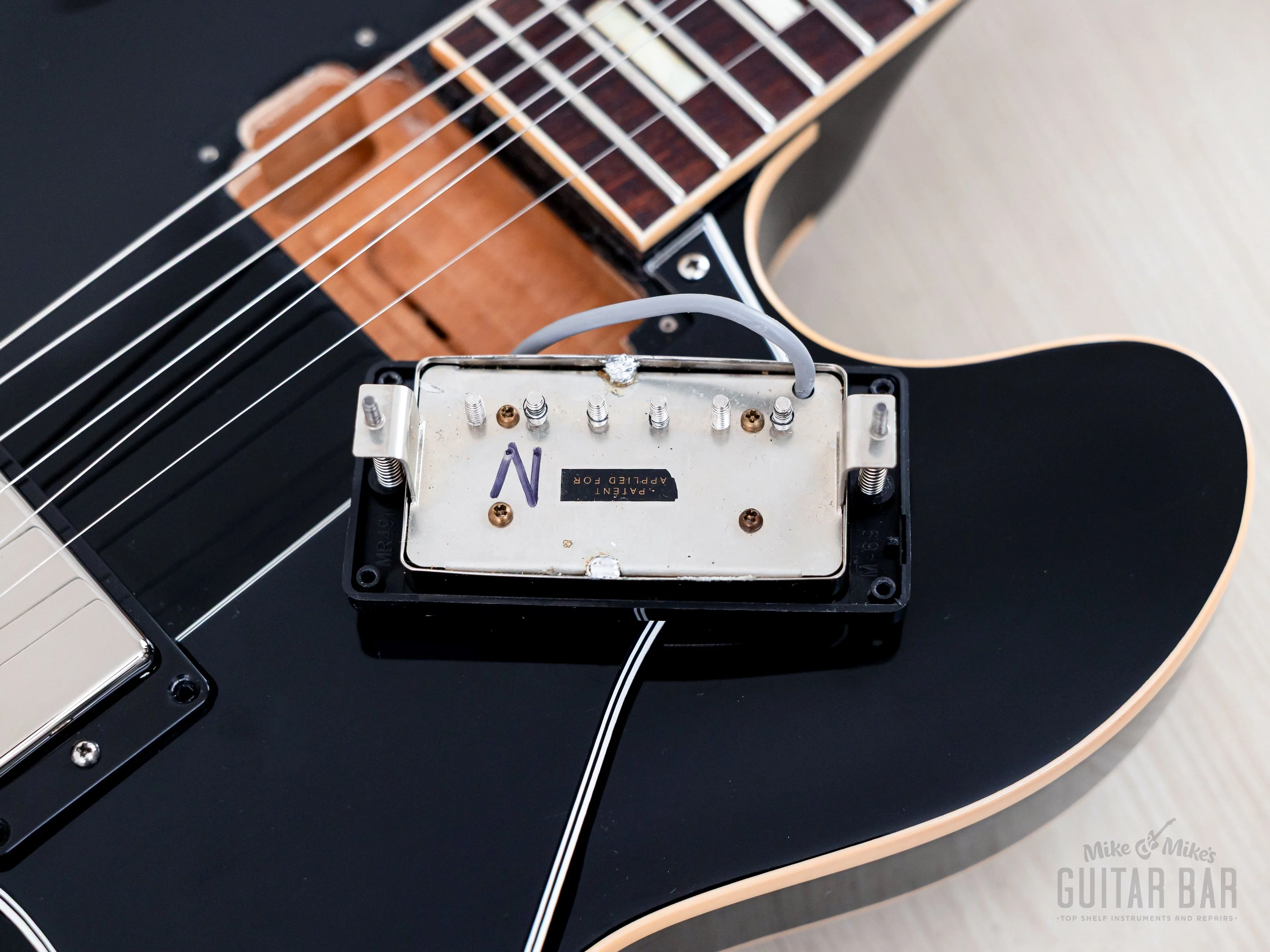 2015 Gibson Memphis ES-330L Humbucker Fully Hollow Thinline Guitar Ebony w/ MHS PAF Humbuckers, CoA & Case - Image 18