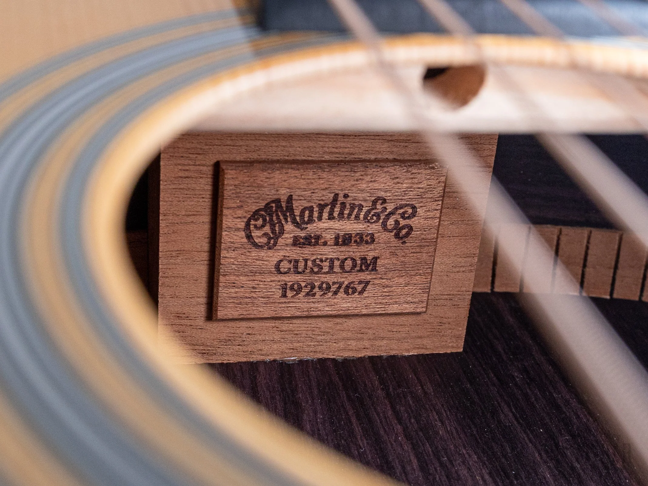 2015 Martin Custom D-28-Style Dreadnought Acoustic Guitar, Near-Mint w/ Case, Hangtags - Image 6