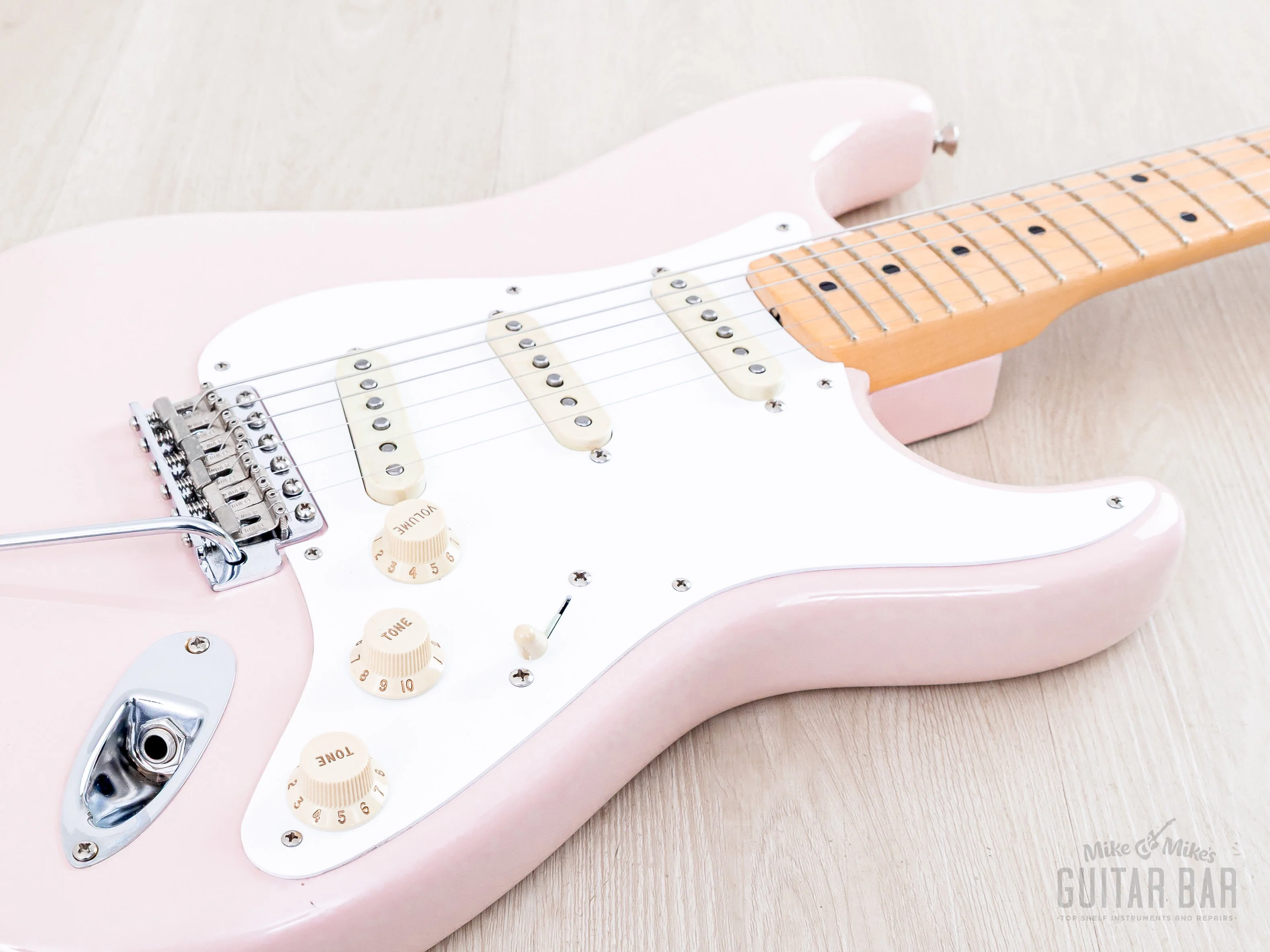 2016 Fender American Vintage ‘56 Stratocaster Shell Pink, Near-Mint w/ Hangtags, Case - Image 6