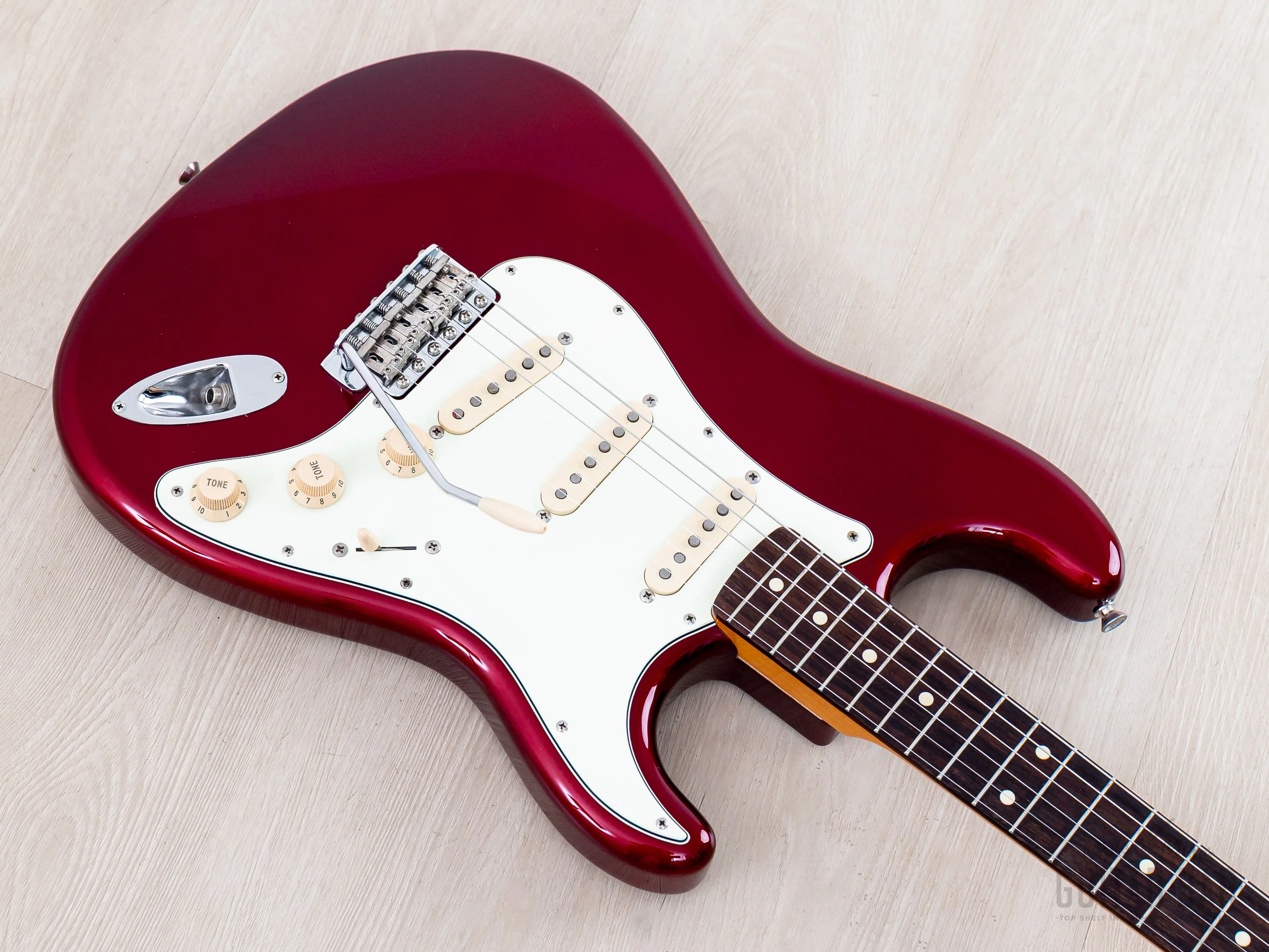 2016 Fender Japan Exclusive Classic '60s Stratocaster Texas Special Candy Apple Red, ST62-TX - Image 9