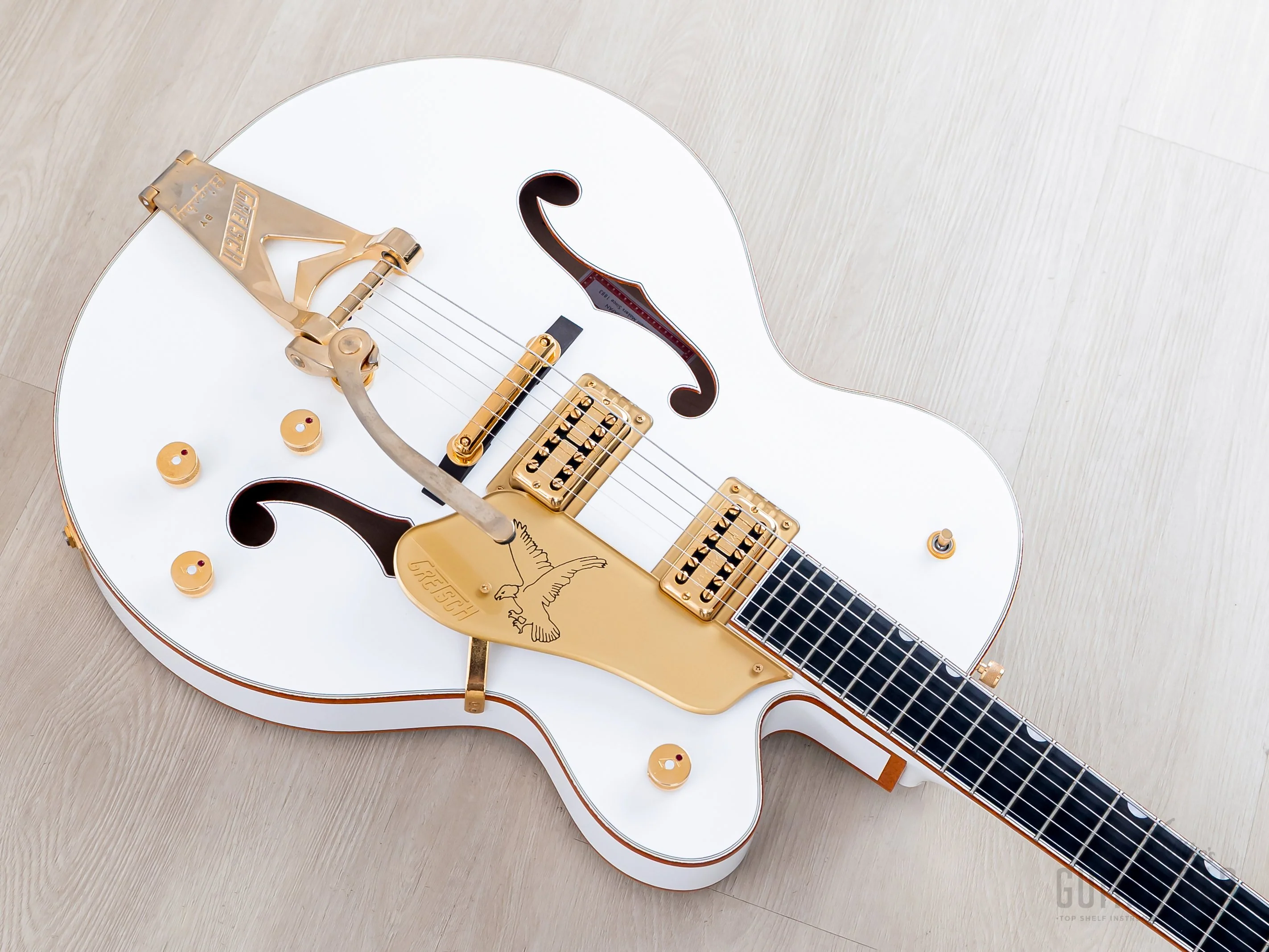 2016 Gretsch G6136T-WHT Player’s Edition White Falcon - Image 9