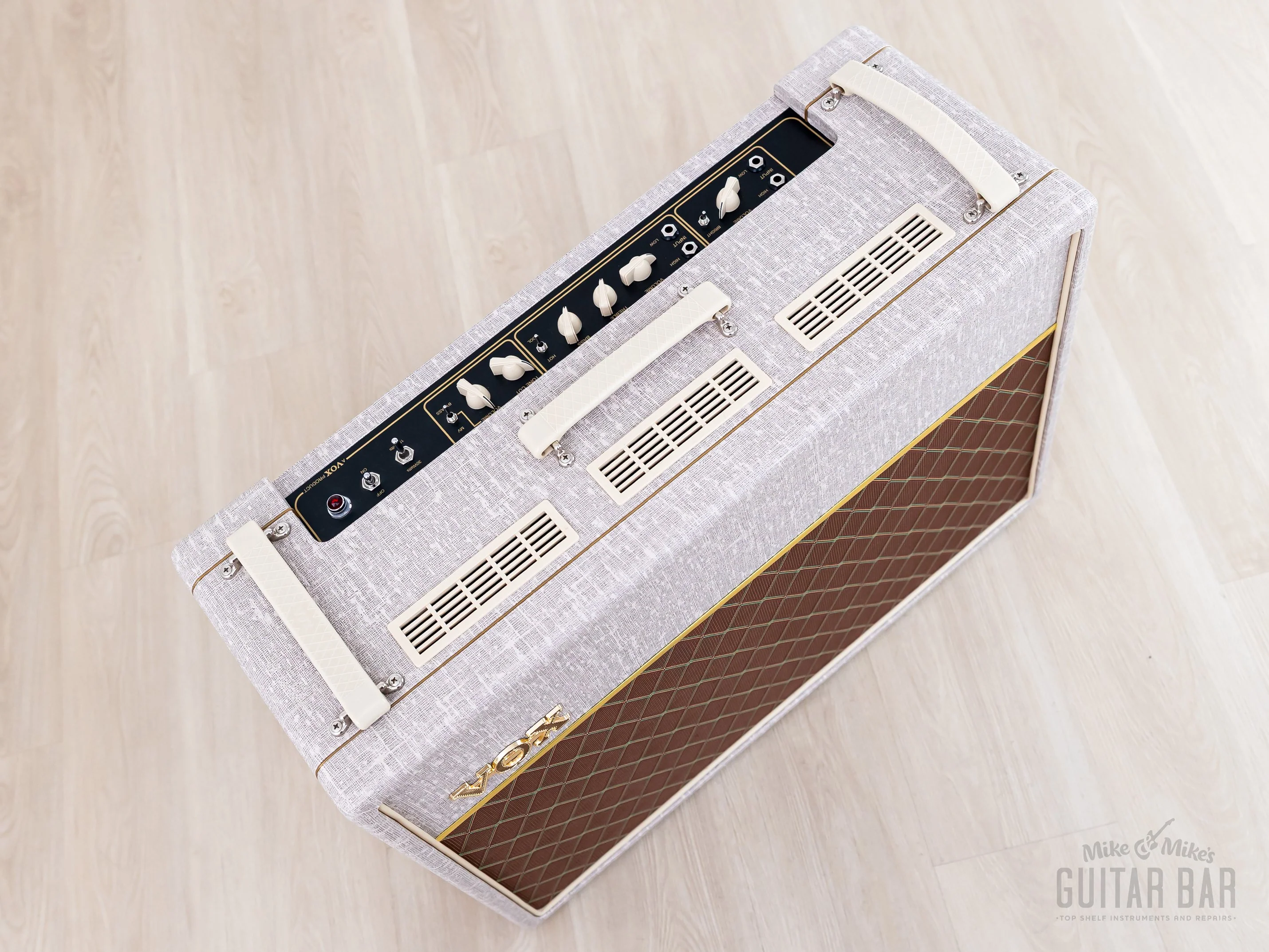 2016 Vox AC30 Hand-Wired Edition AC30HW2 Fawn w/ Celestion Greenbacks, Amp Stand, Cover & Ftsw - Image 5