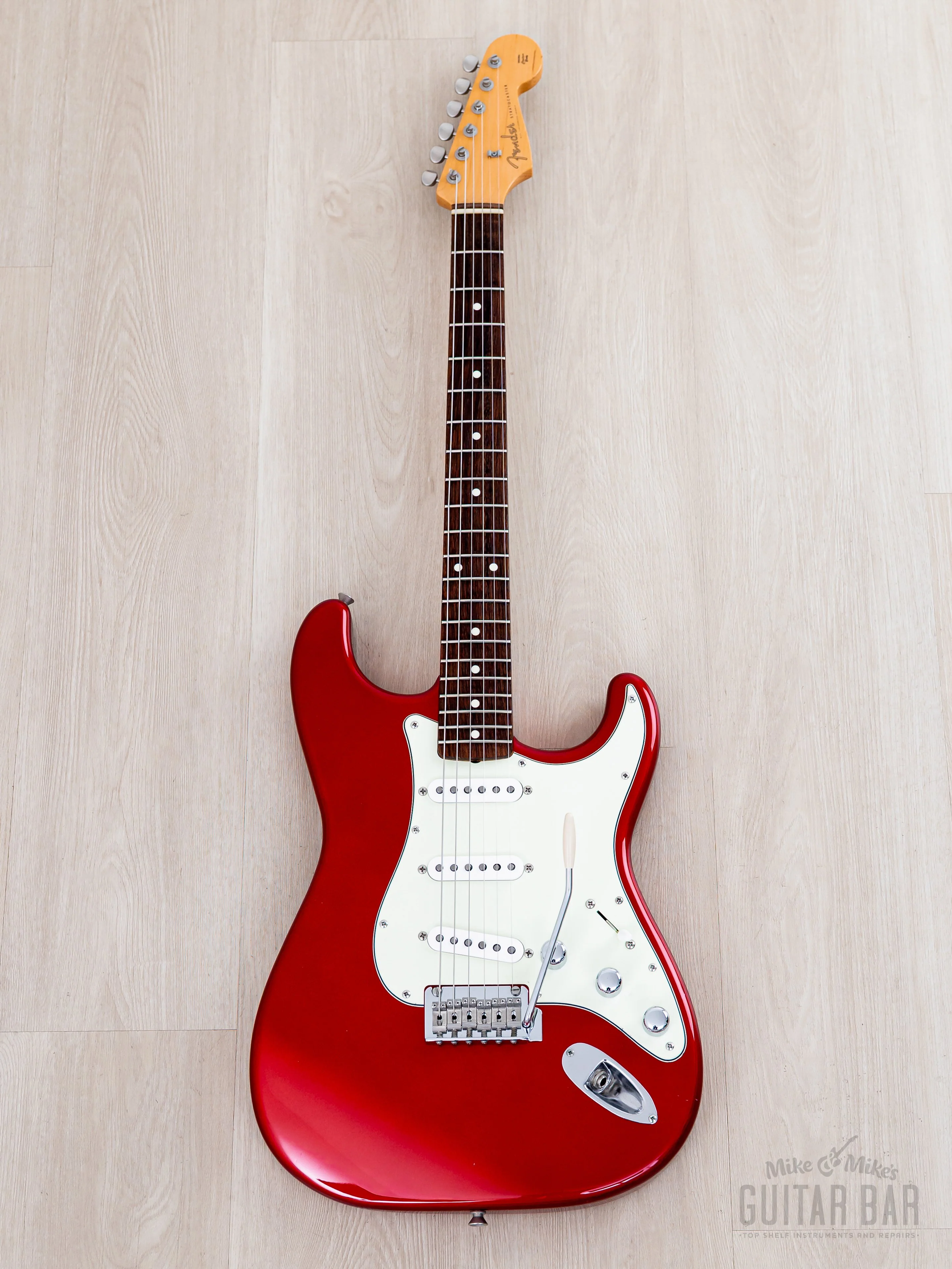 2017 Fender Hybrid '60s Stratocaster Candy Apple Red w/ USA Pickups, Japan MIJ - Image 2