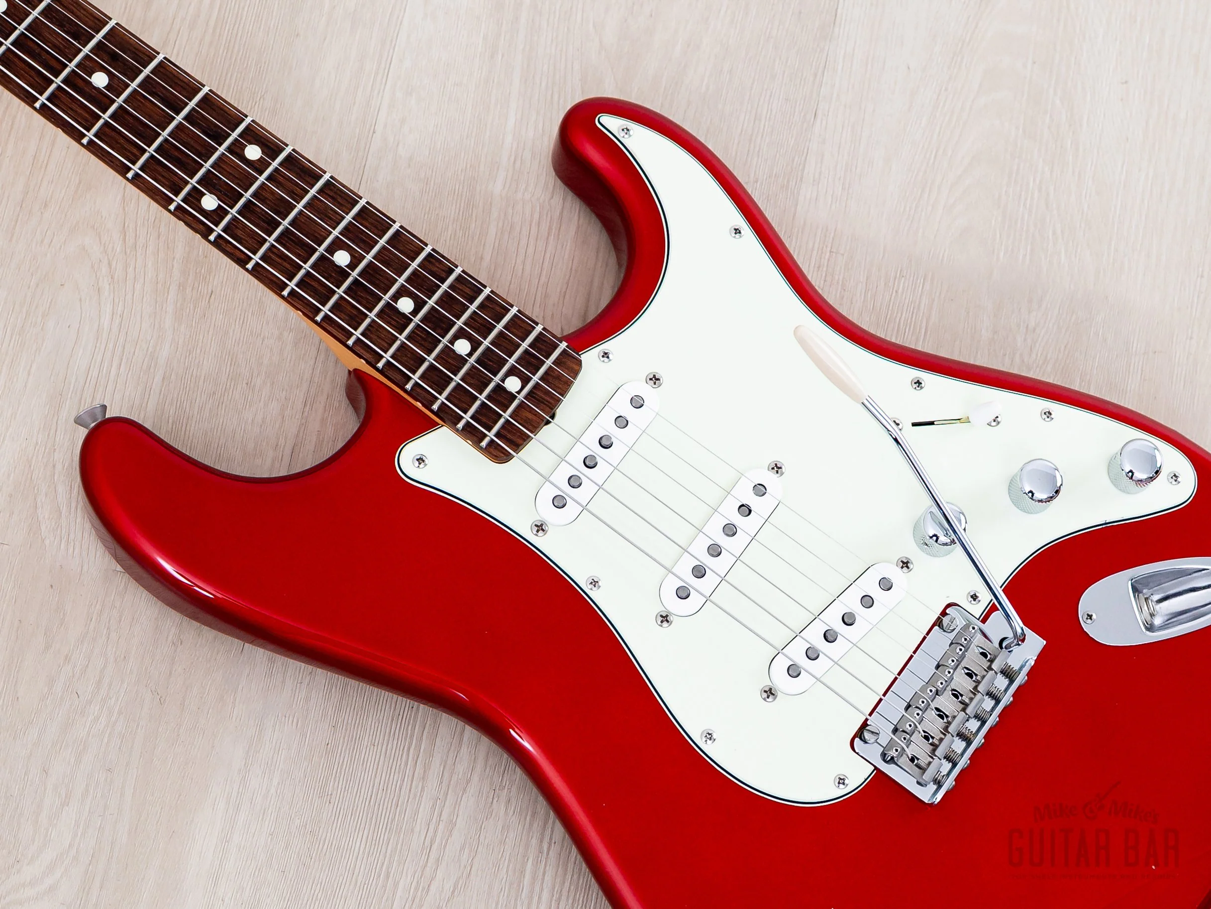 2017 Fender Hybrid '60s Stratocaster Candy Apple Red w/ USA Pickups, Japan MIJ - Image 7
