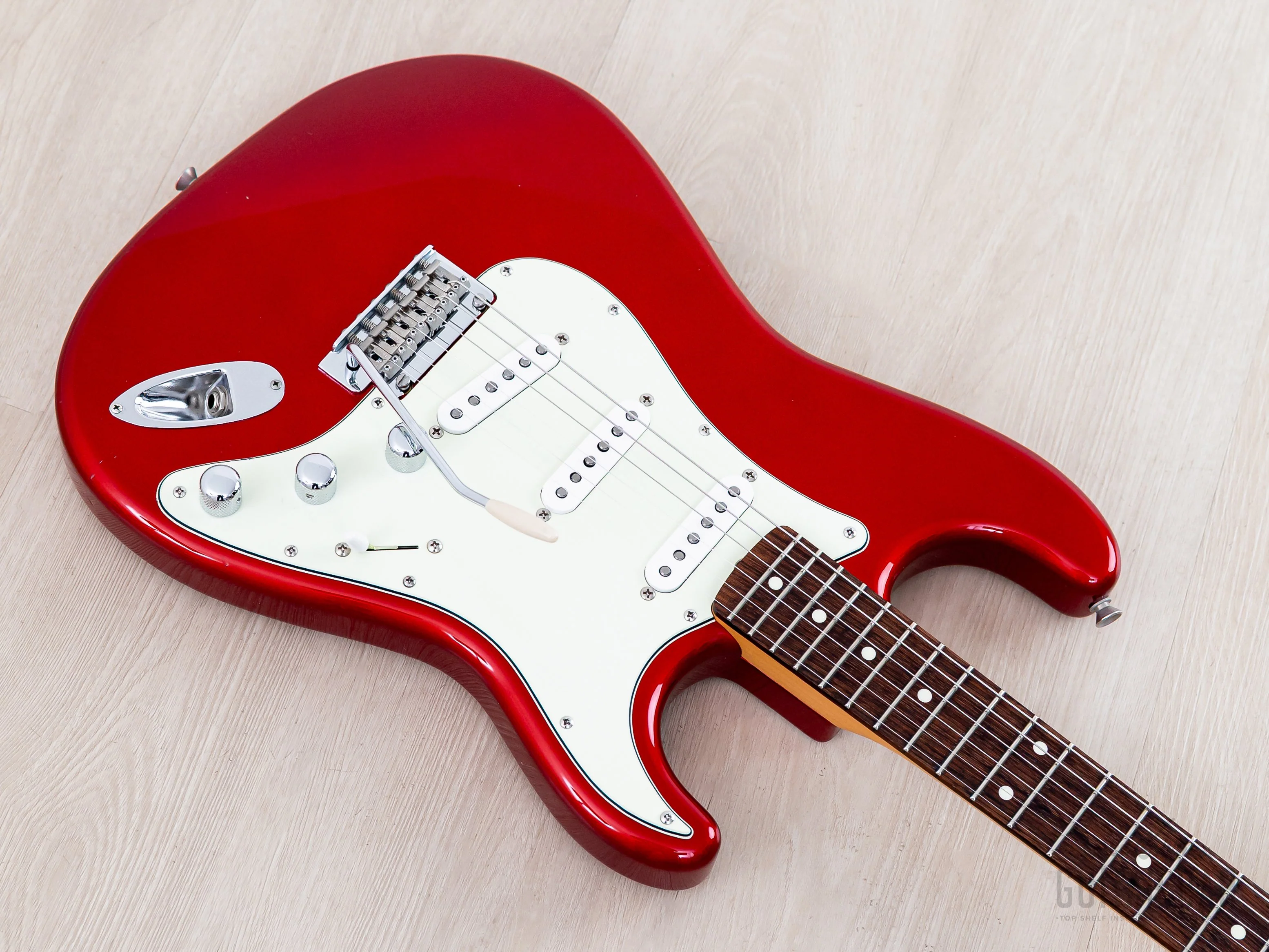 2017 Fender Hybrid '60s Stratocaster Candy Apple Red w/ USA Pickups, Japan MIJ - Image 9